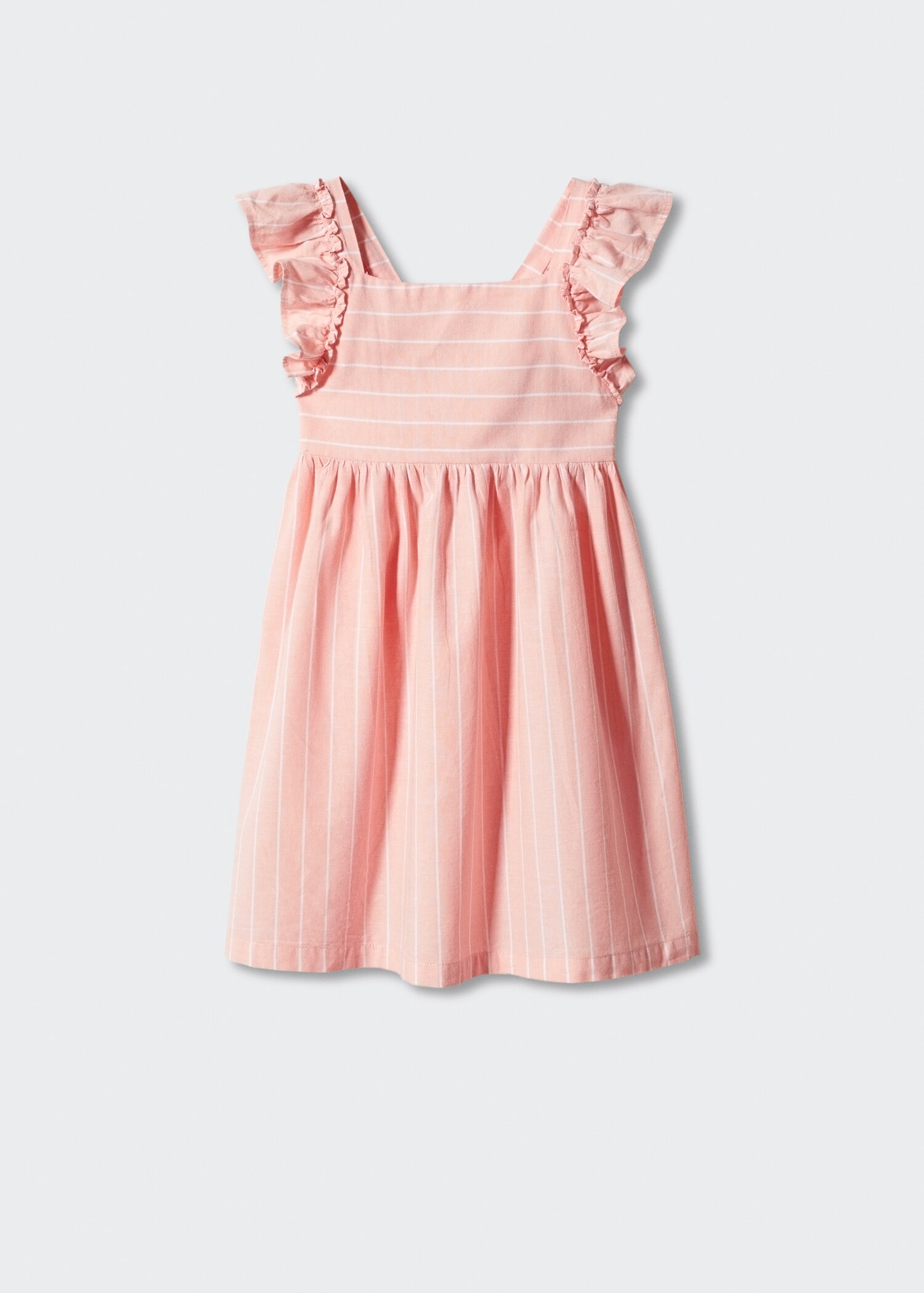 Striped linen dress - Article without model