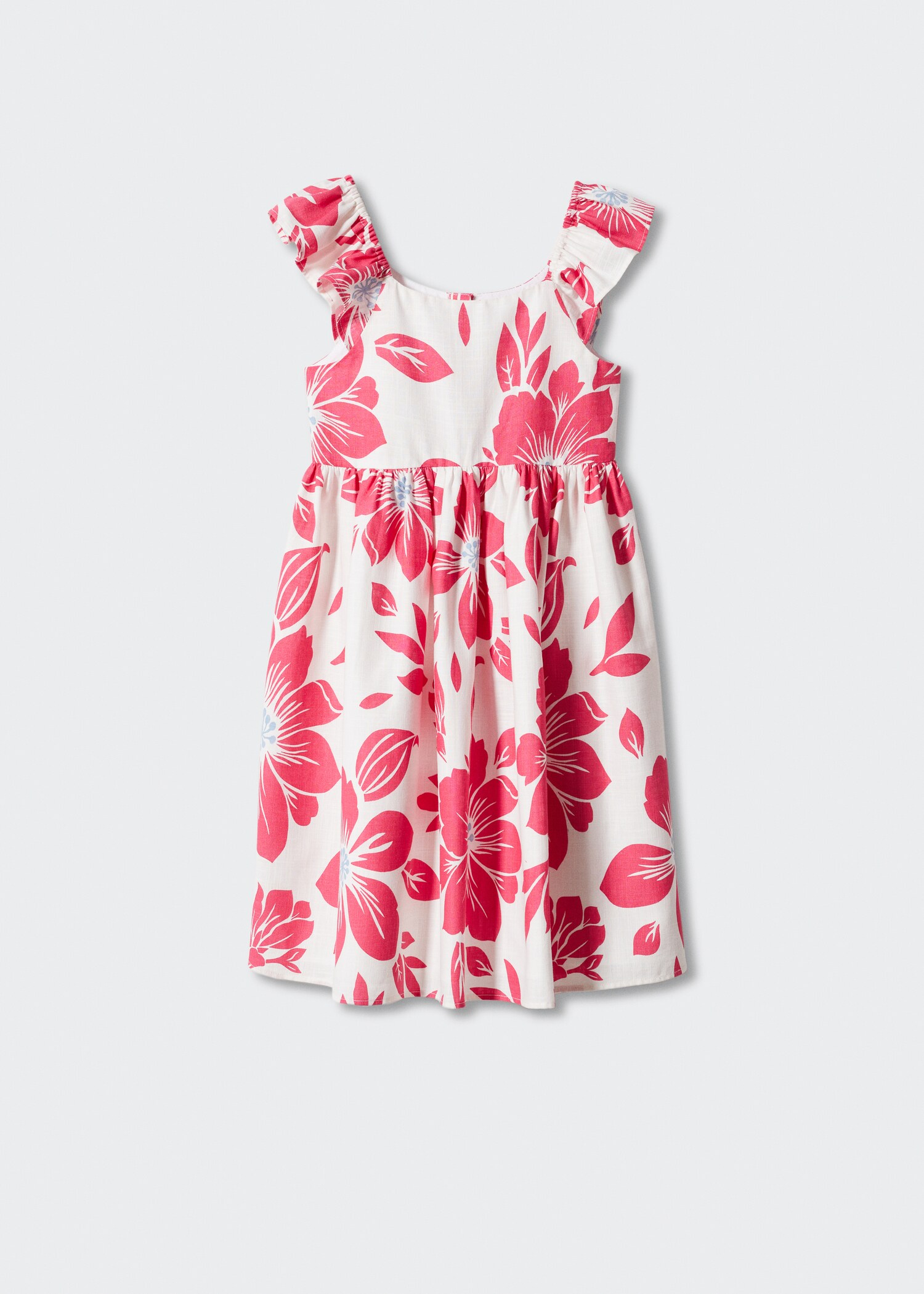 Ruffled printed dress - Article without model