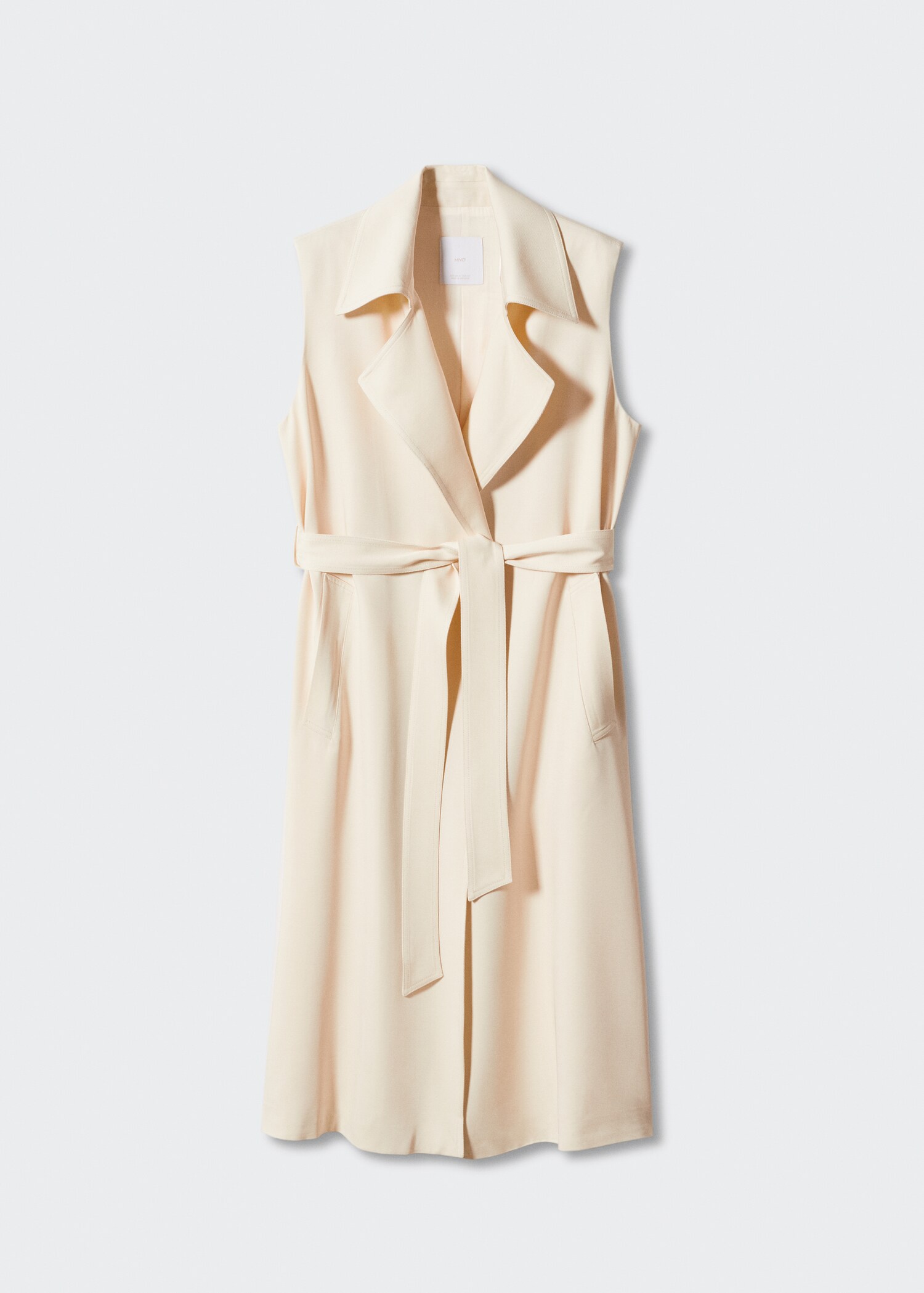 Long vest with lapels  - Article without model