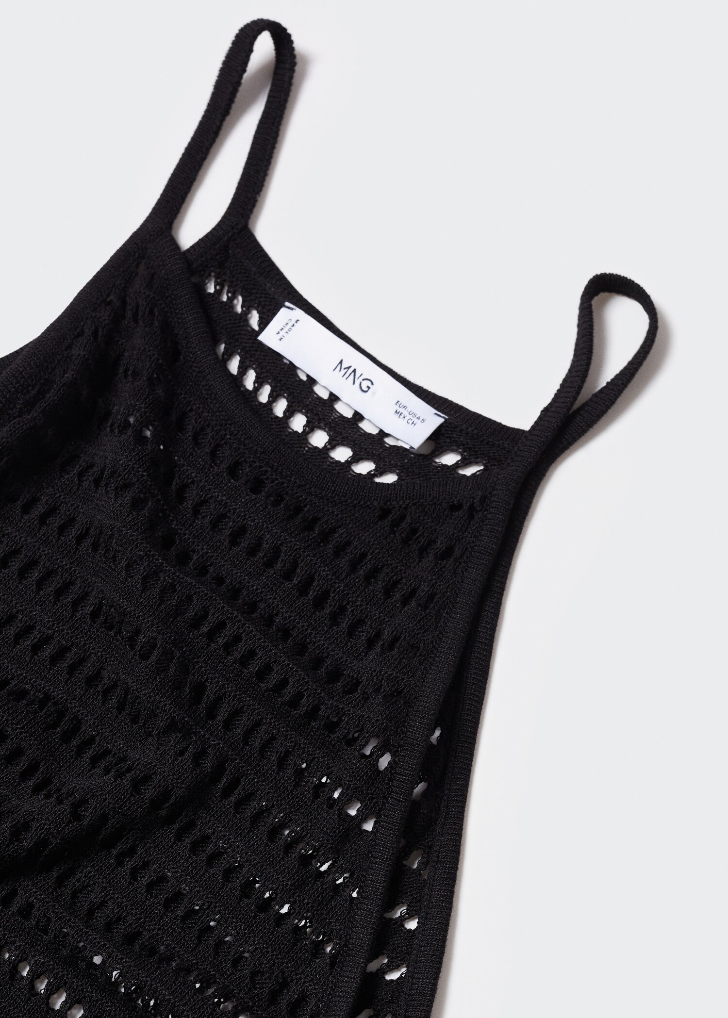 Halter-neck knitted top - Details of the article 8