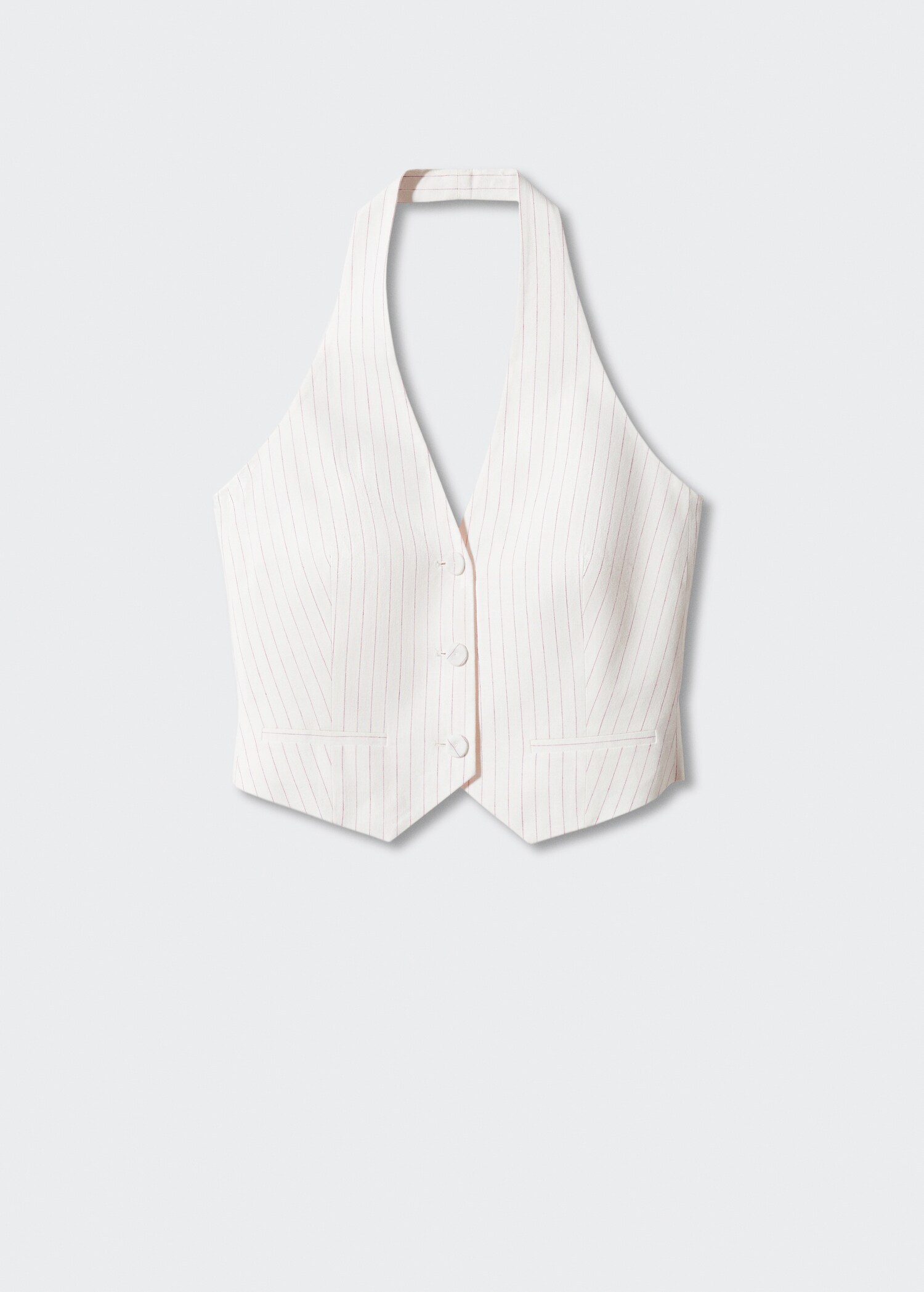 Chaleco cuello halter botones - Artículo sin modelo