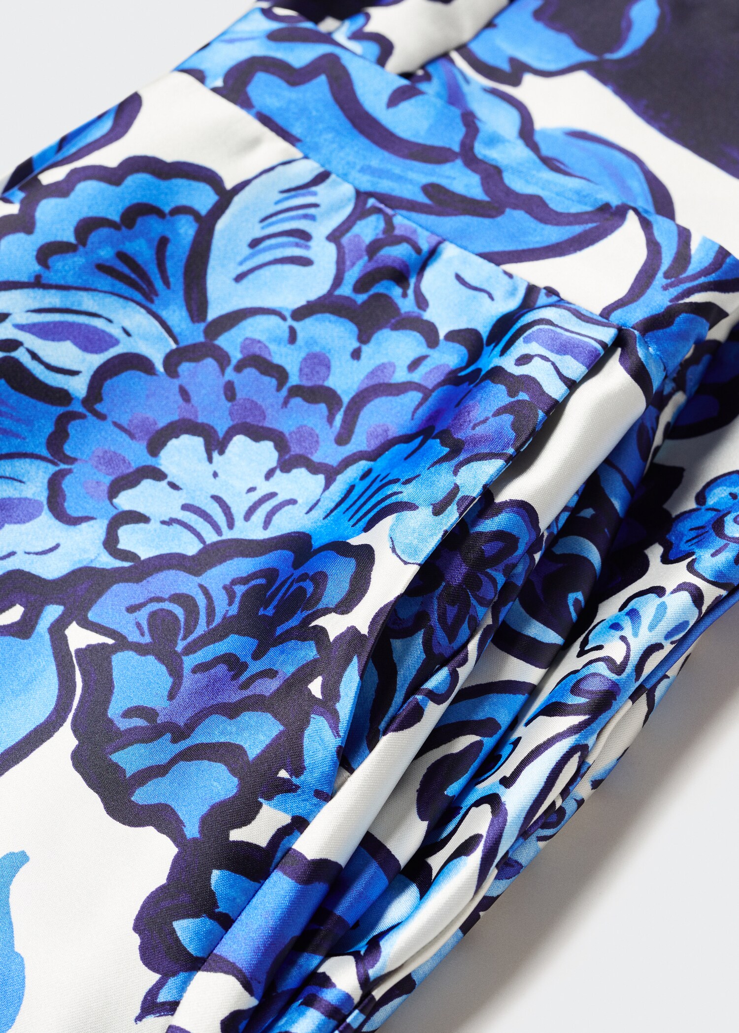 Floral satin pants - Details of the article 8