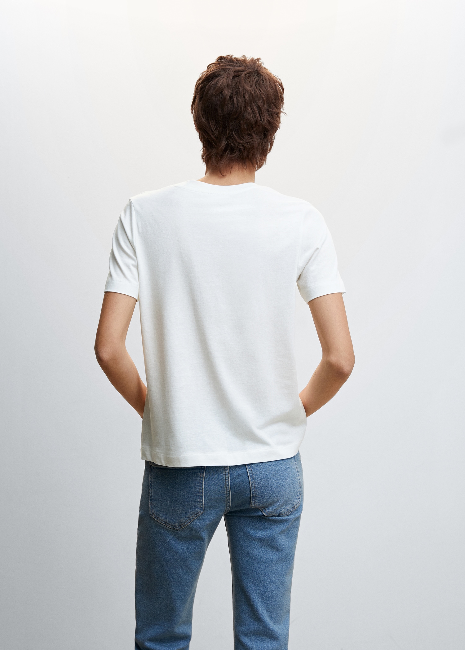 Camiseta estampada algodón - Reverso del artículo