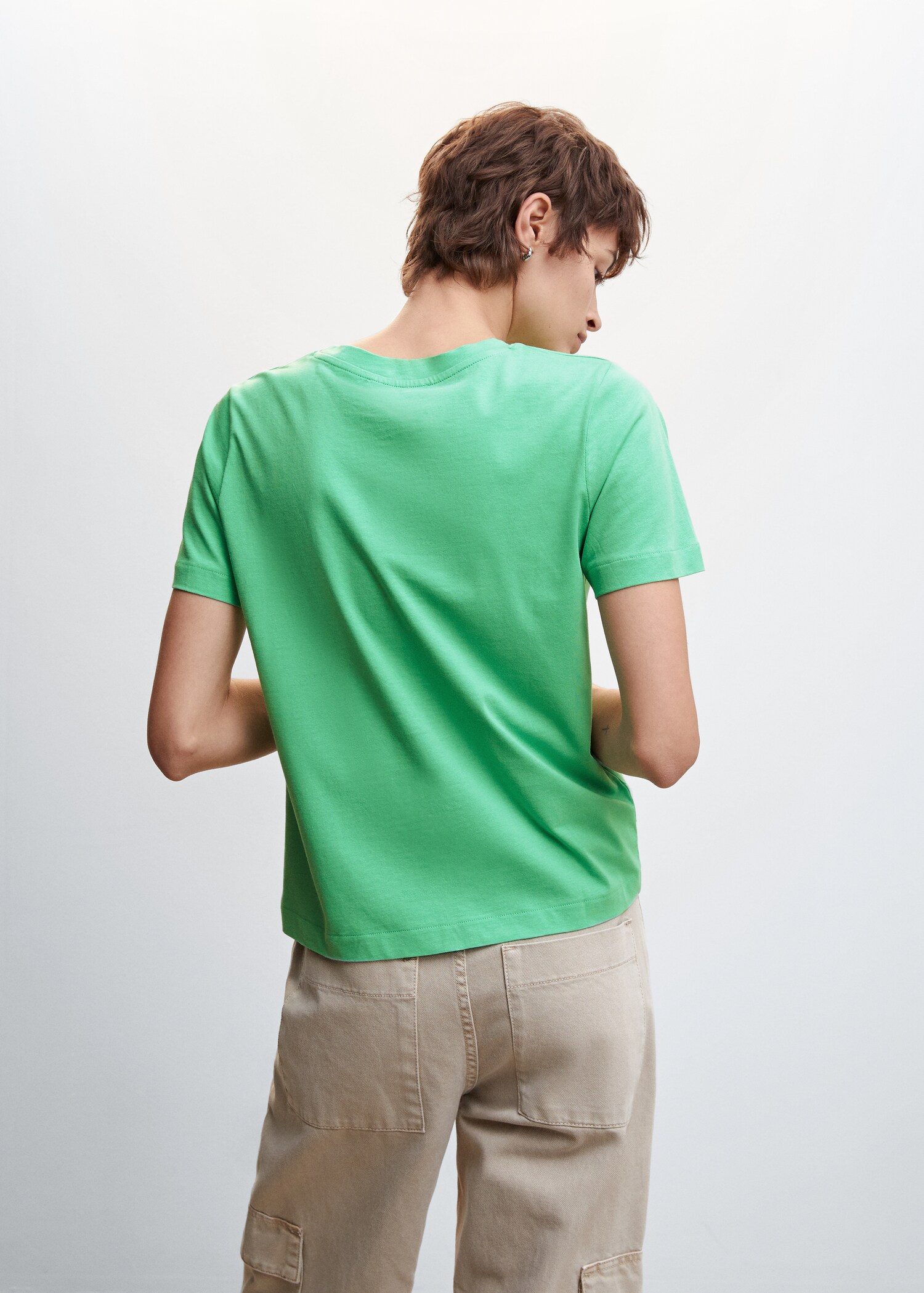 Camiseta estampada algodón - Reverso del artículo