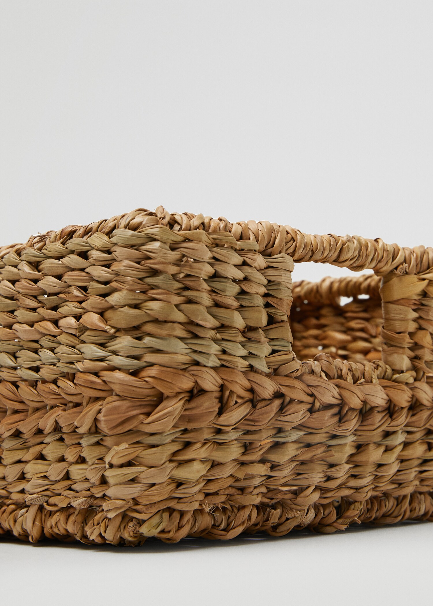Coș dreptunghiular din fibre naturale 28x18x10 cm - Detaliu al articolului 3