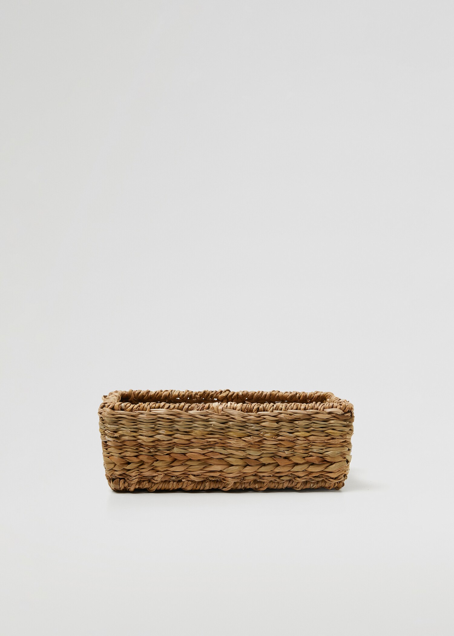 Coș dreptunghiular din fibre naturale 35x25x13 cm - Articol fără model