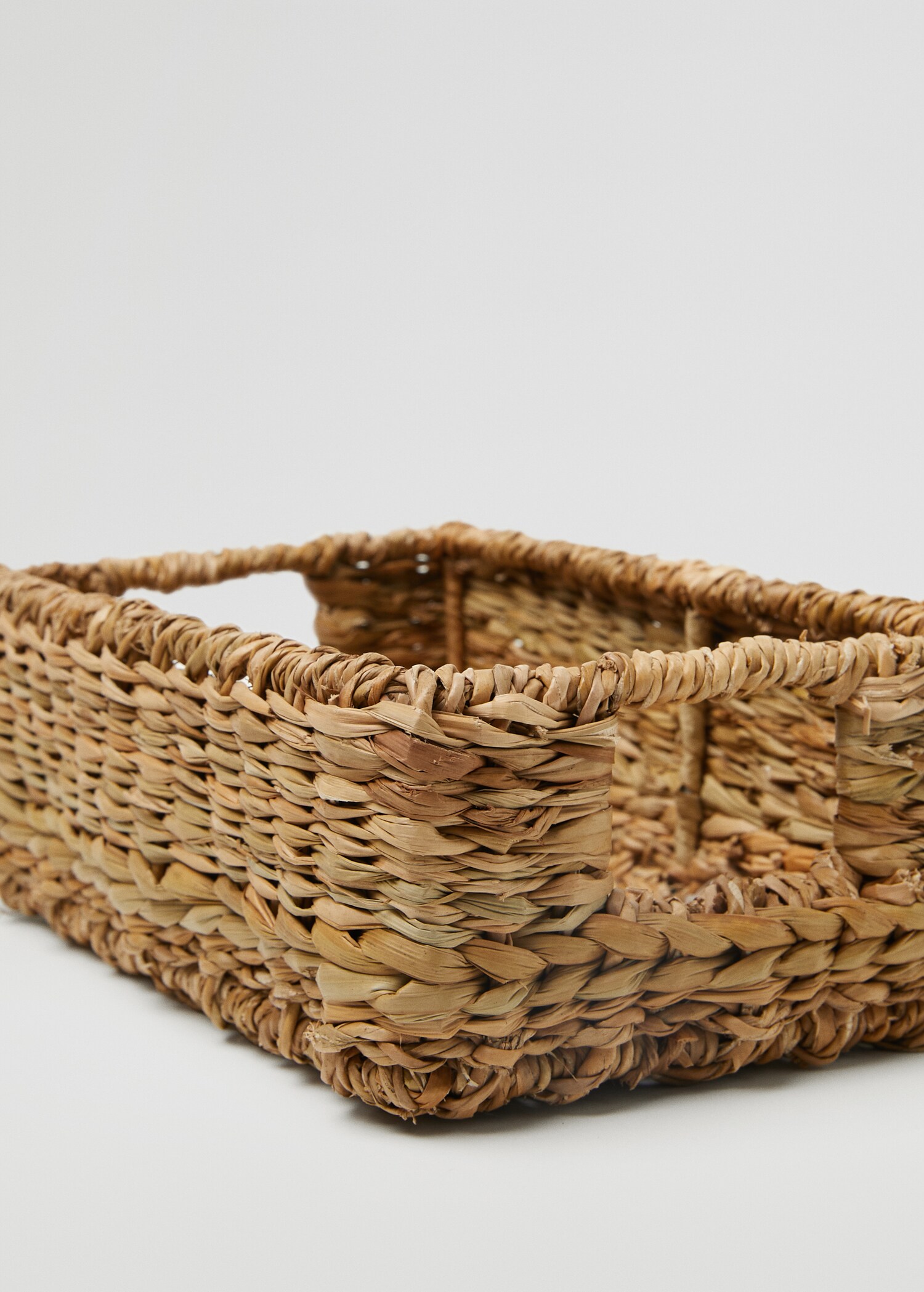 Coș dreptunghiular din fibre naturale 35x25x13 cm - Detaliu al articolului 3