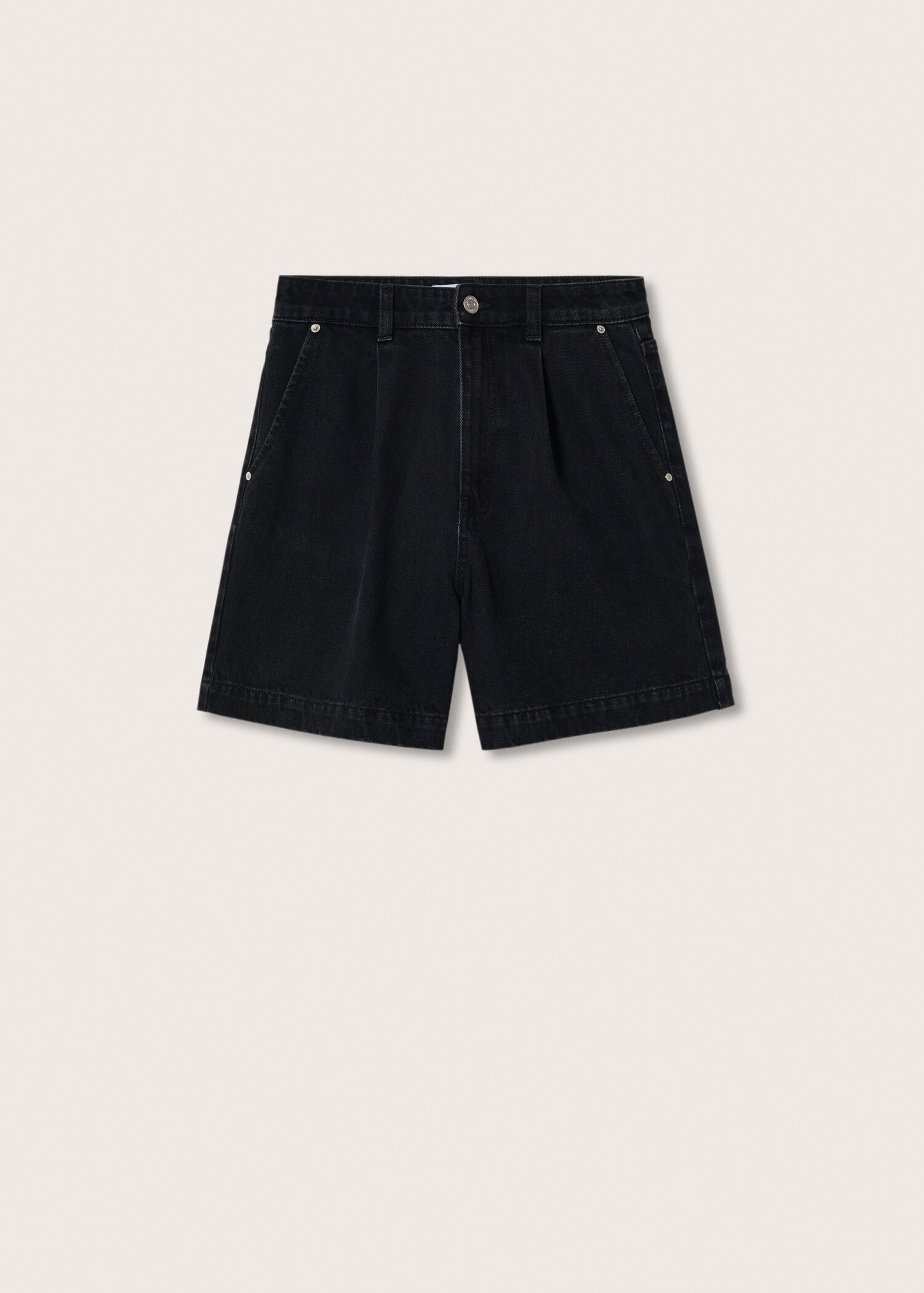 Pleated slouchy shorts - Article without model