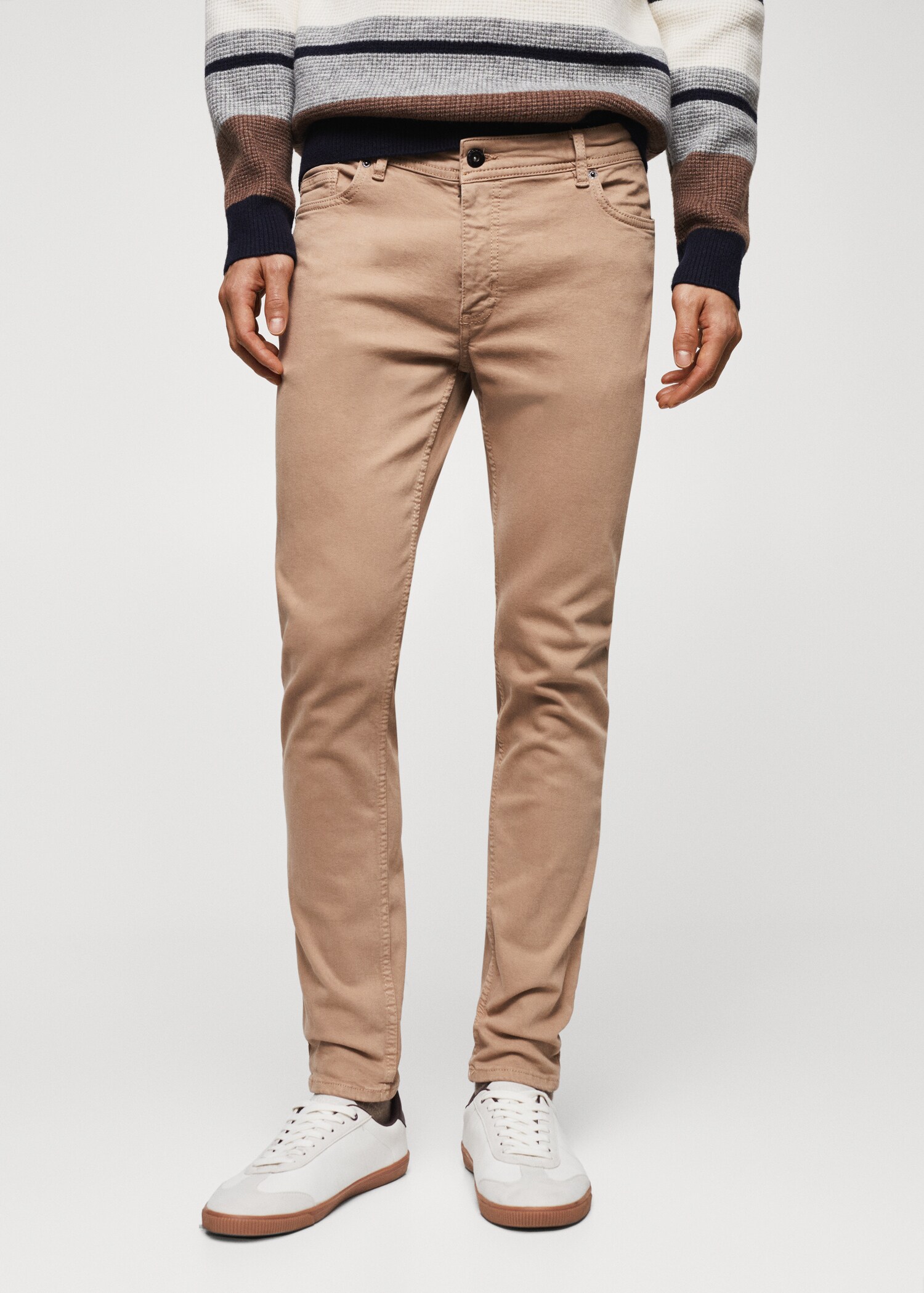 Jeans skinny color - Plano medio