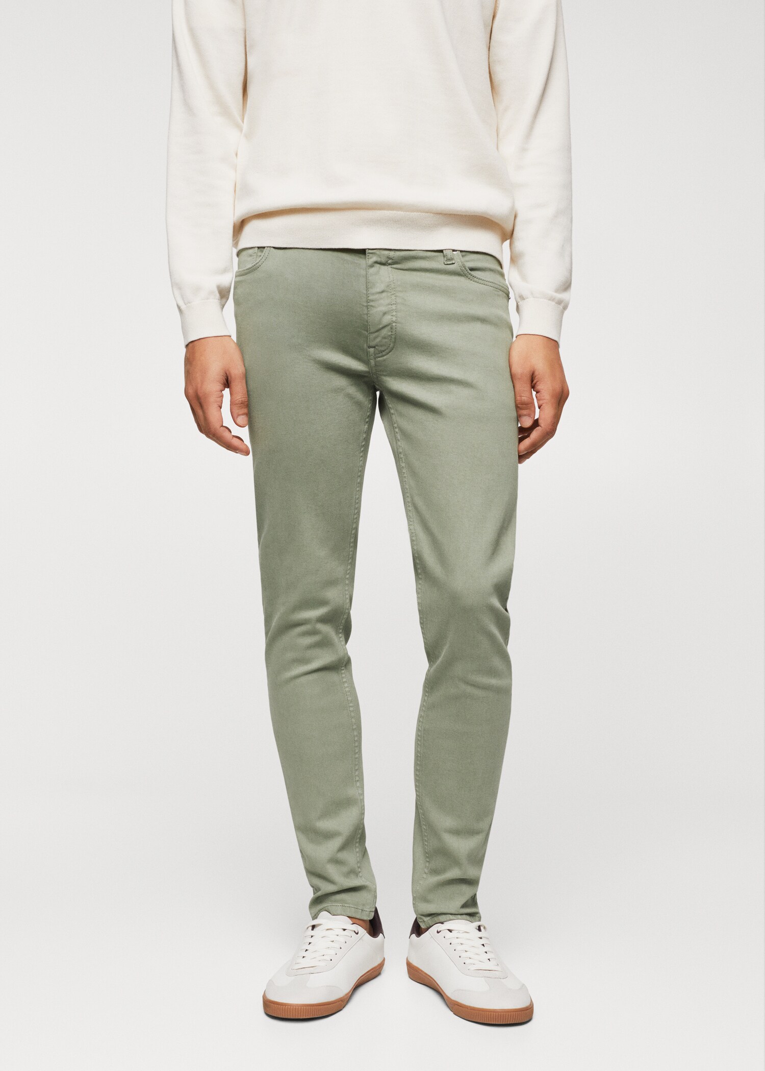 Jeans skinny color - Plano medio