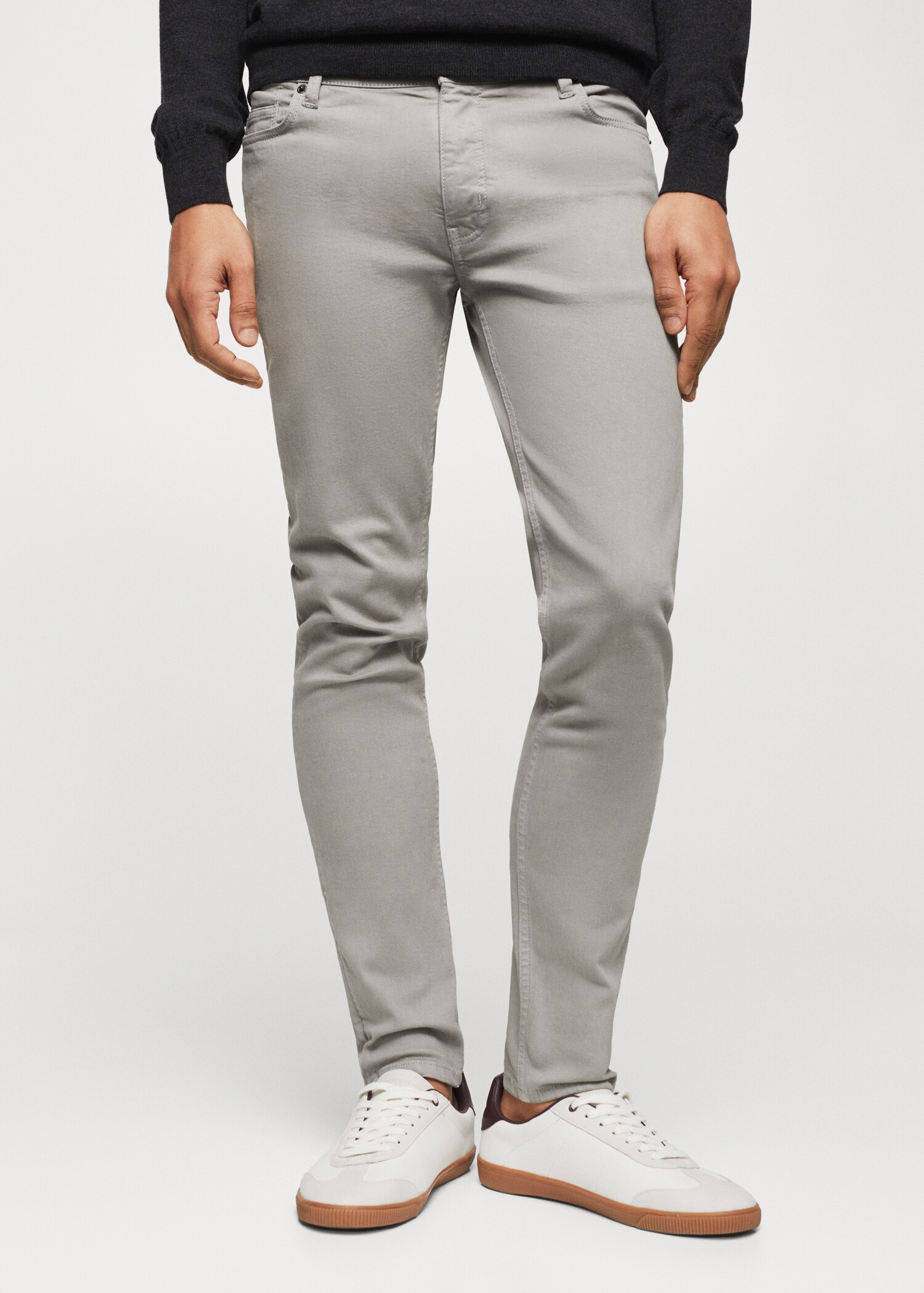 Jeans skinny color - Plano medio