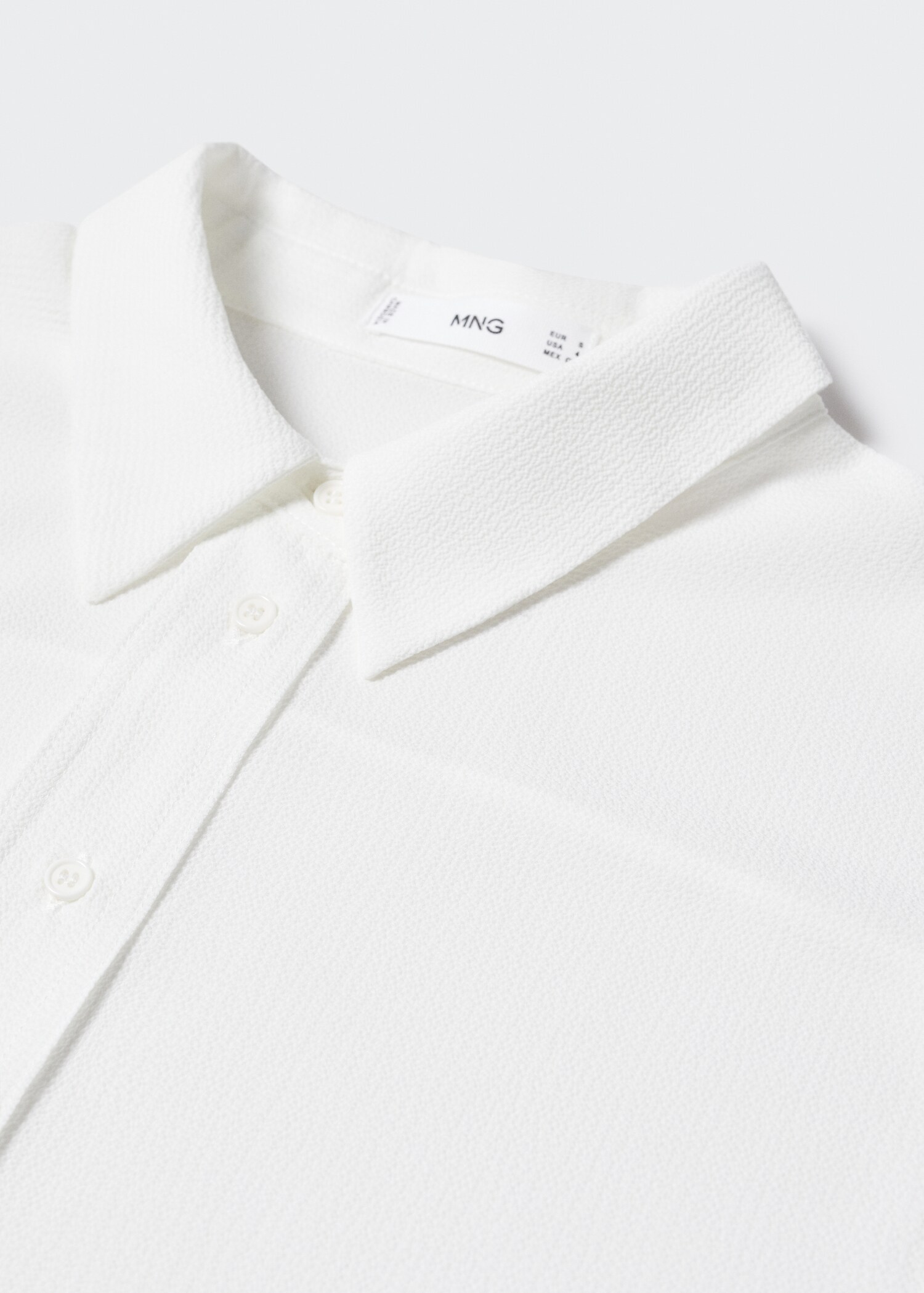 Texturiertes T-Shirt ohne Ärmel - Detail des Artikels 8