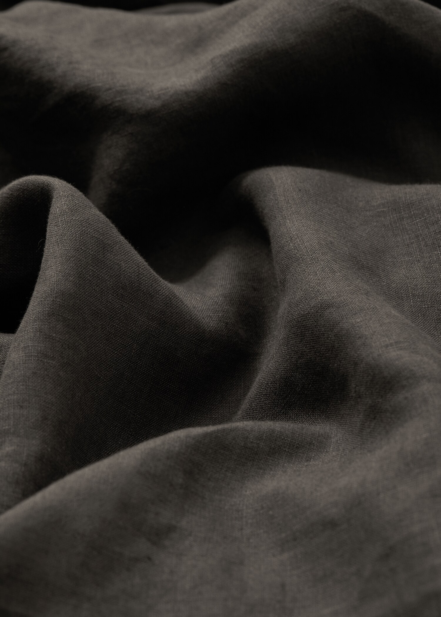 100% linen fitted sheet king bed - Medium plane