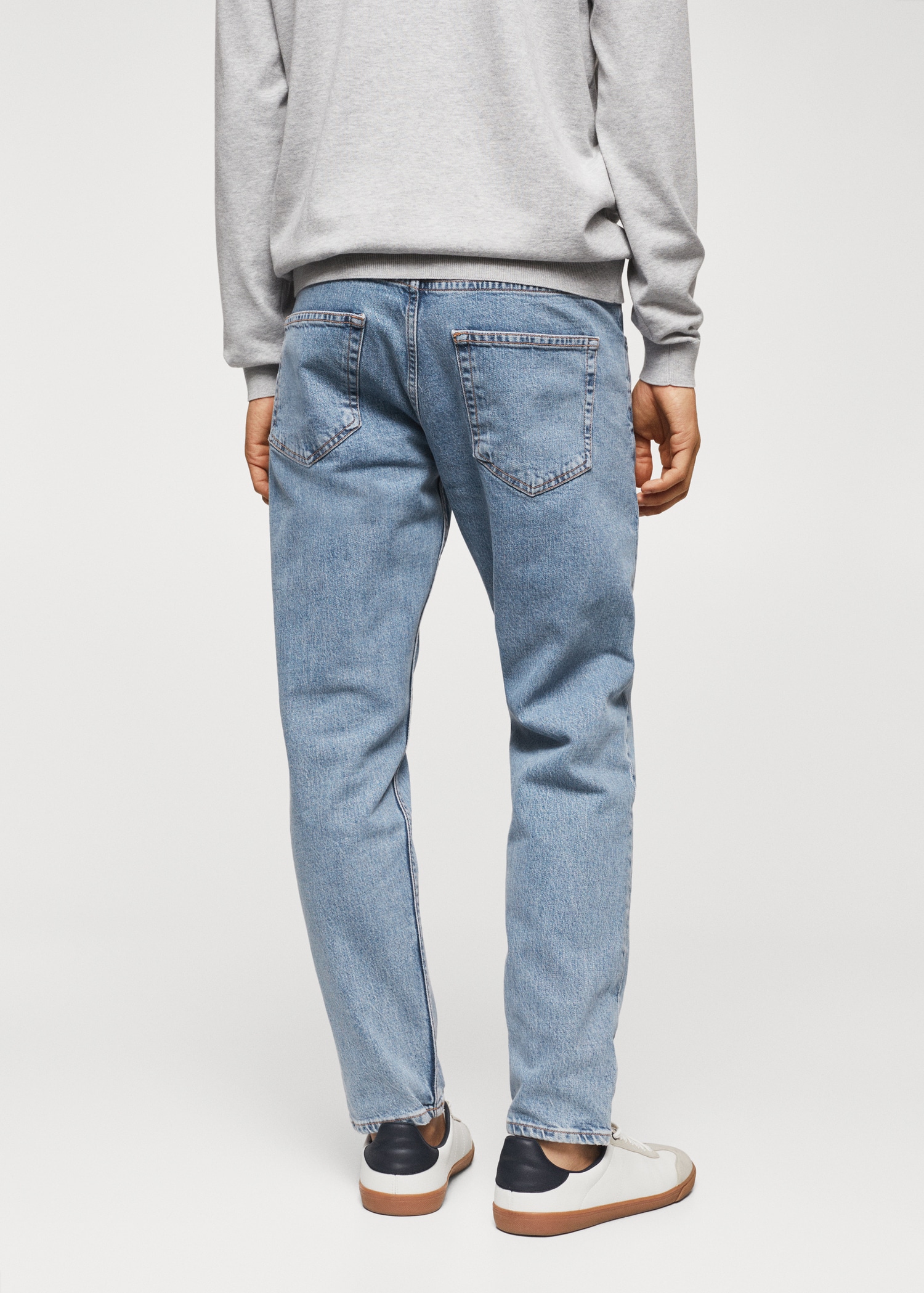 Ben tapered cropped jeans Men MANGO Niger