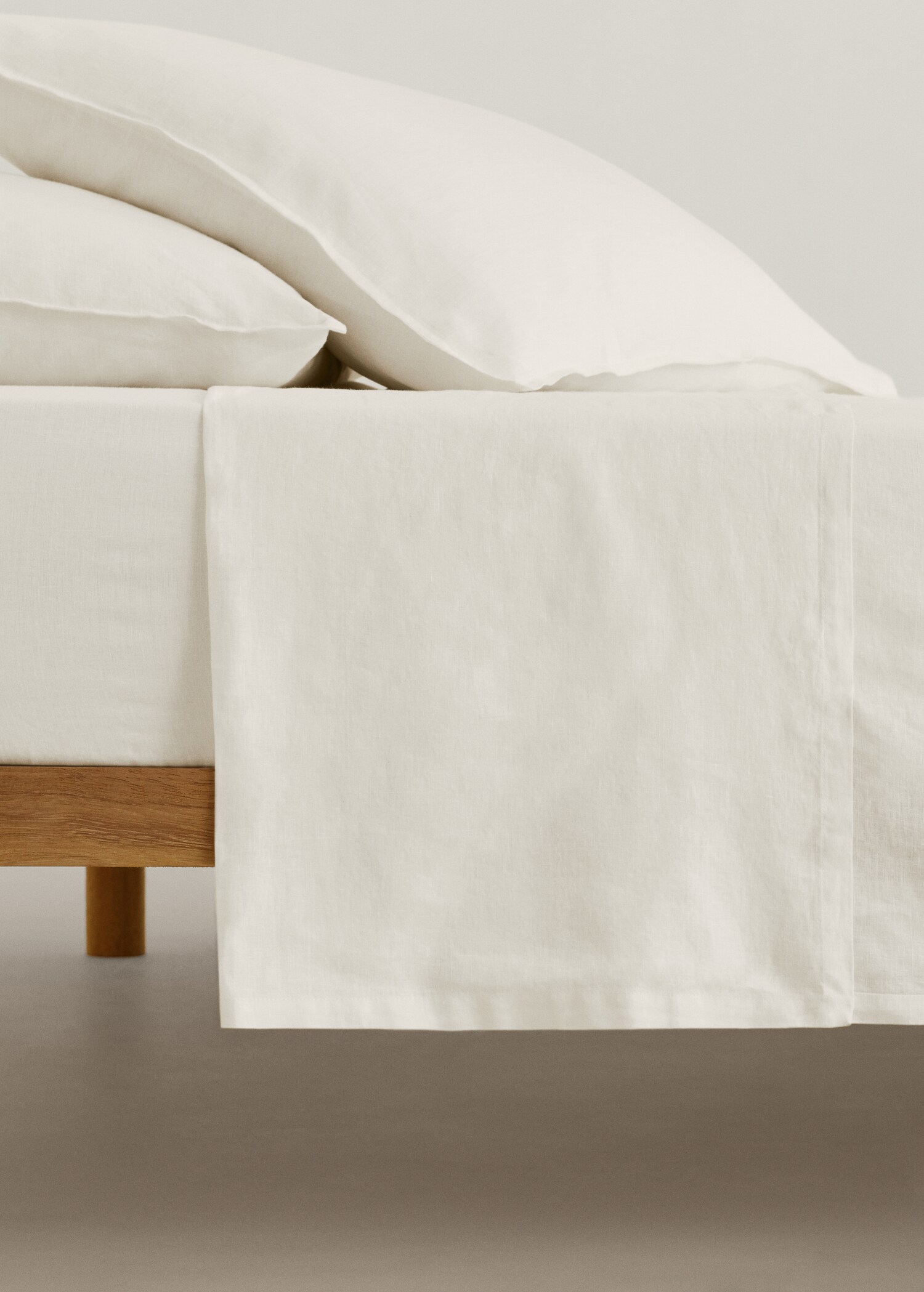 Lençol de  cima de 100% linho (cama 150/160 cm) - Plano médio