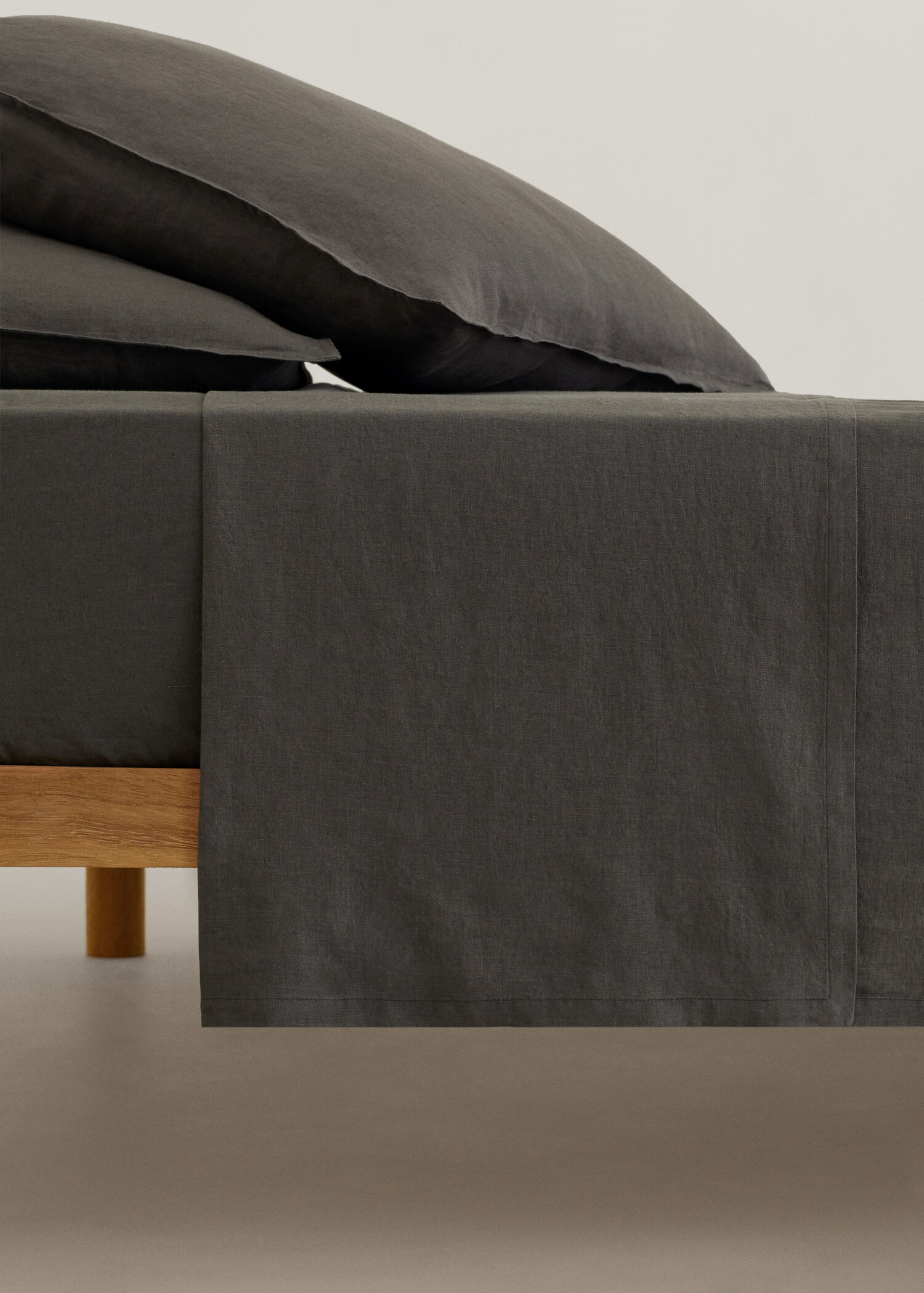 Lençol de  cima de 100% linho (cama 150/160 cm) - Plano médio
