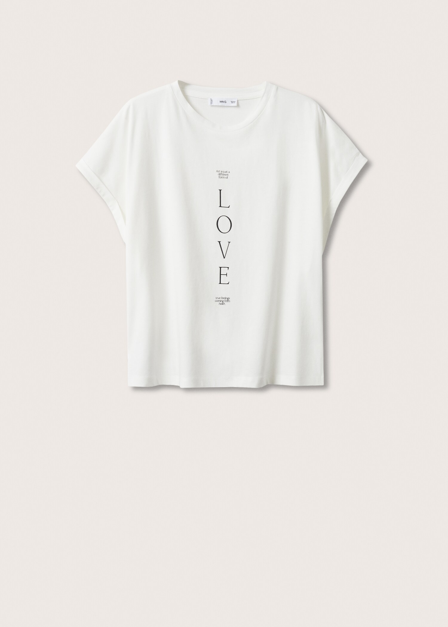 Printed cotton-blend t-shirt - Article without model