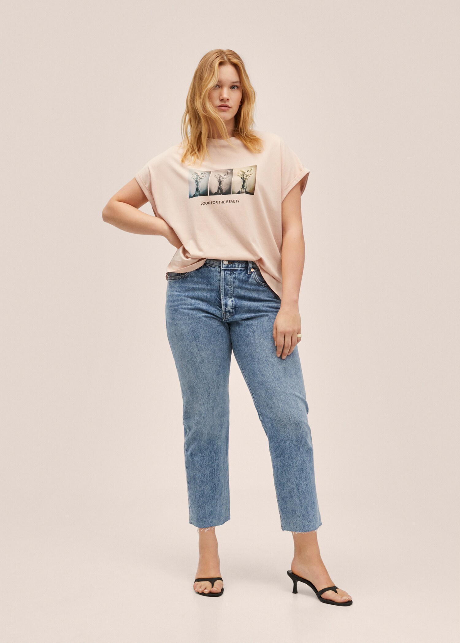 Printed cotton-blend t-shirt - Details of the article 3