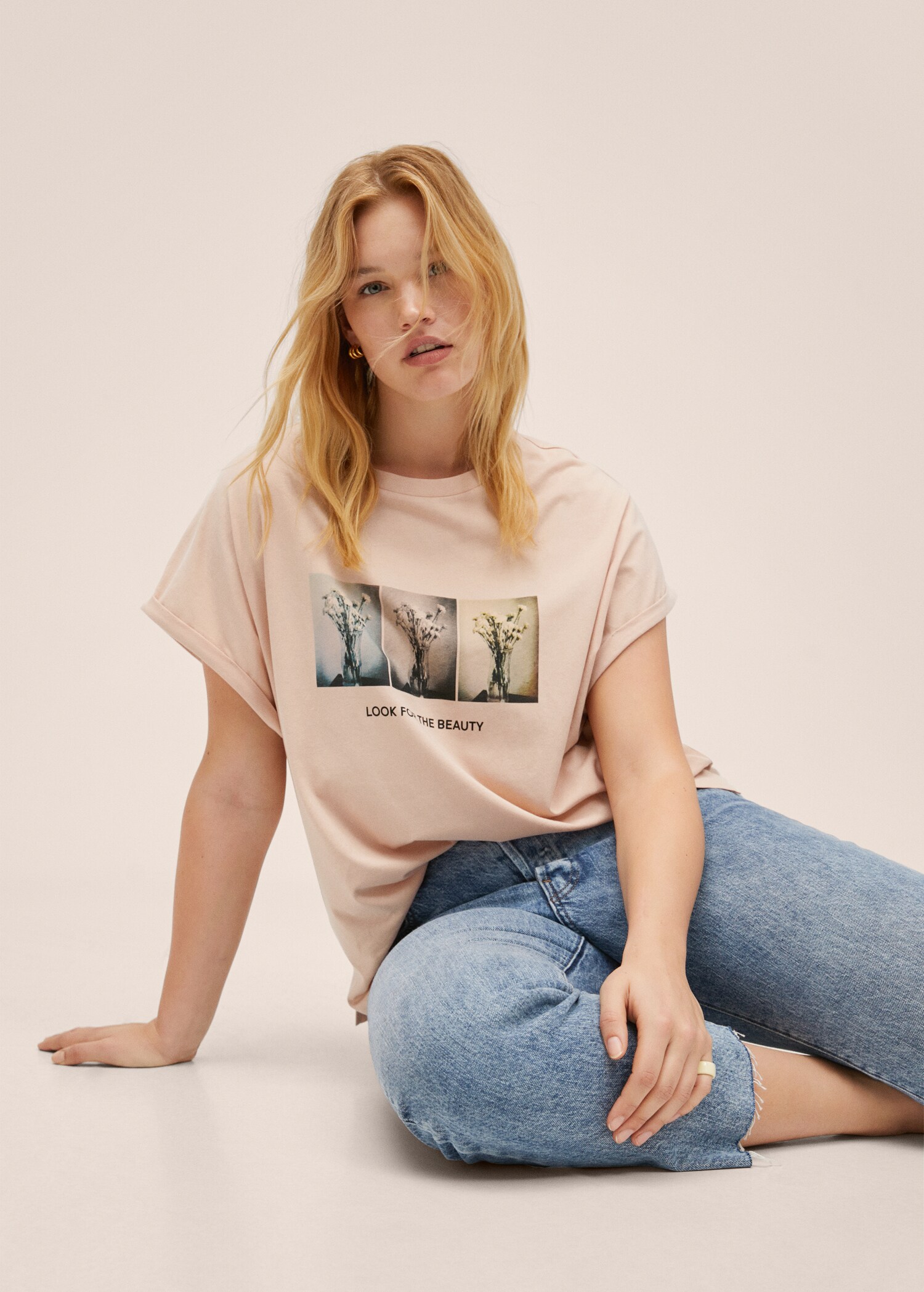 Printed cotton-blend t-shirt - Details of the article 4