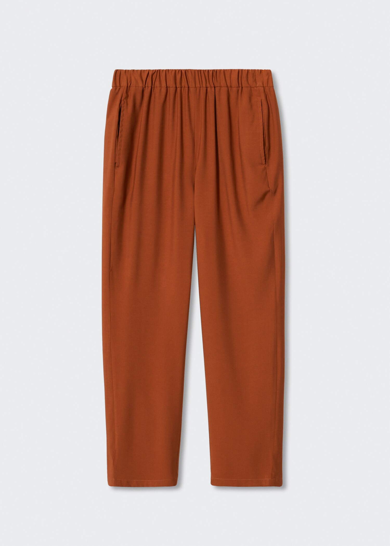 Satinierte Hose mit Stretchbund - Artikel ohne Model