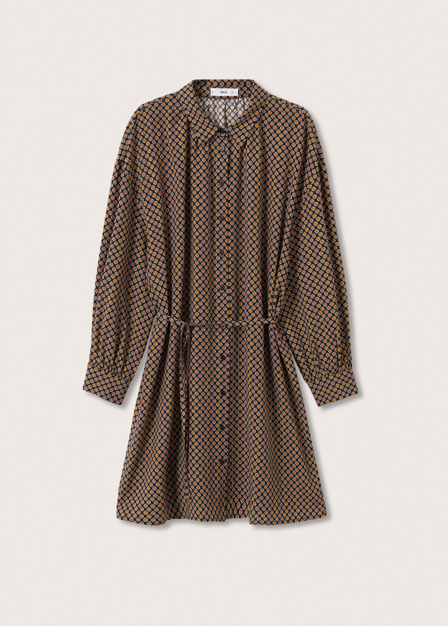 Printed shirt dress - Article without model