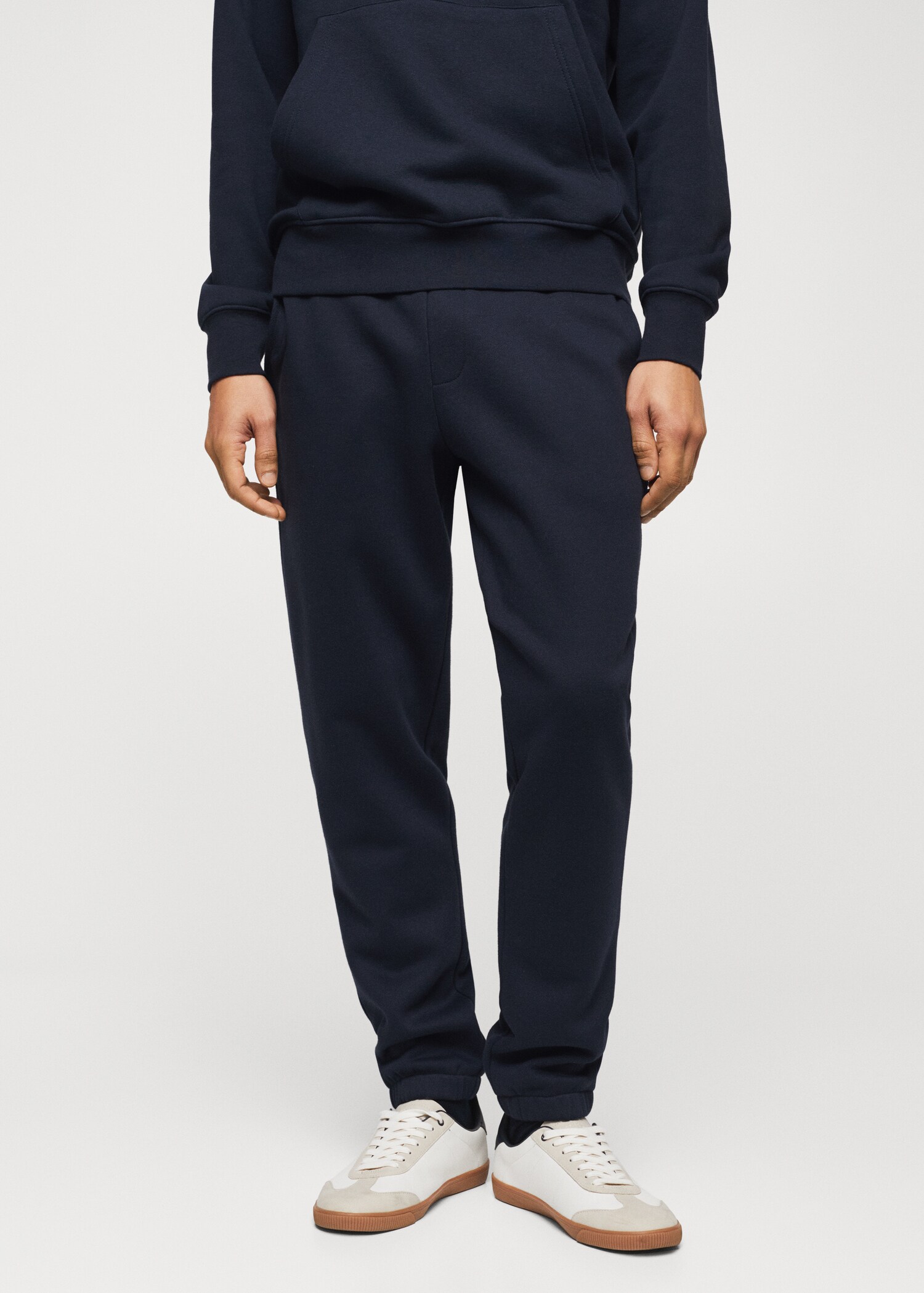 Pantalón jogger algodón sostenible - Plano medio
