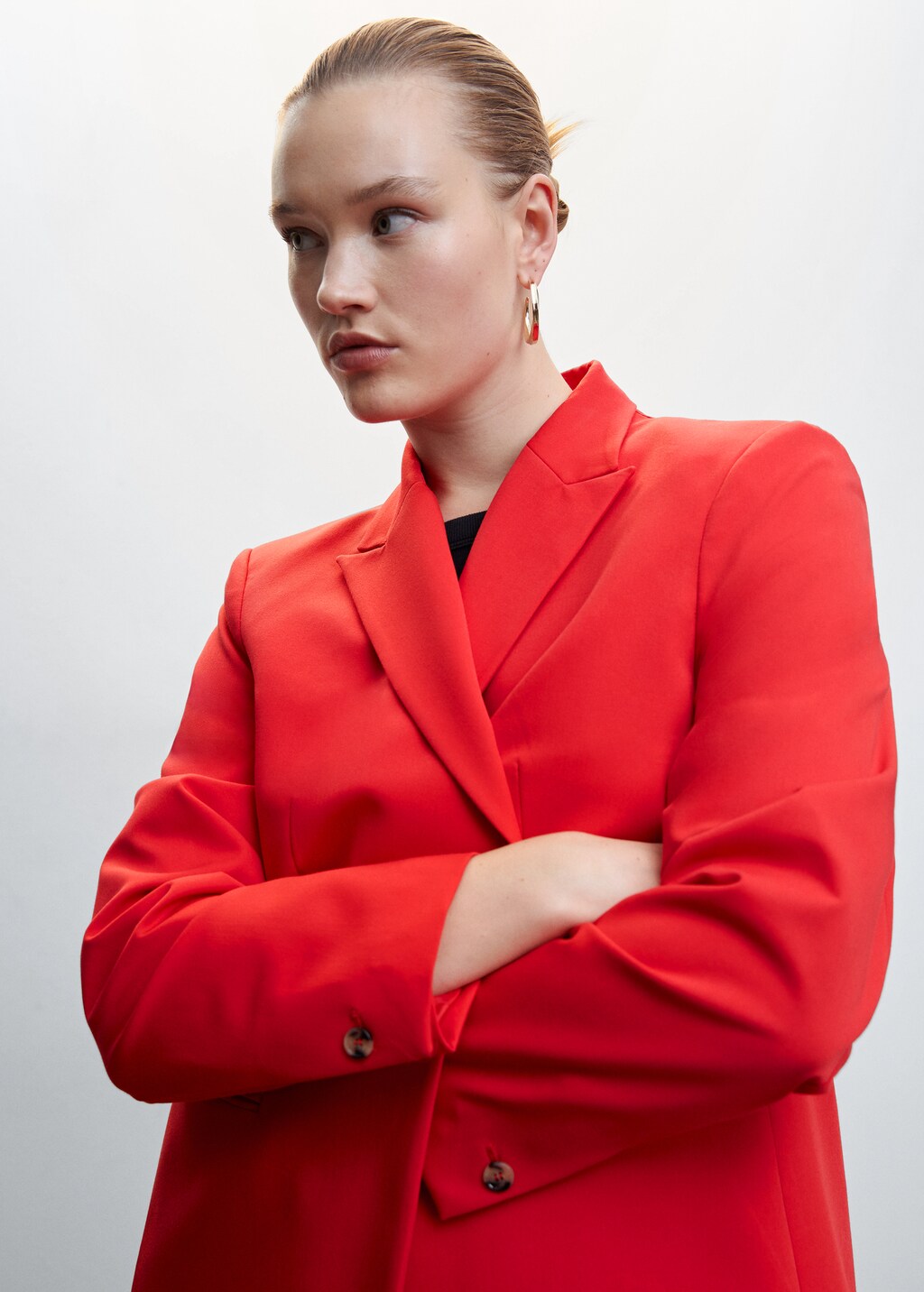 Fitted suit jacket Women MANGO Azerbaijan