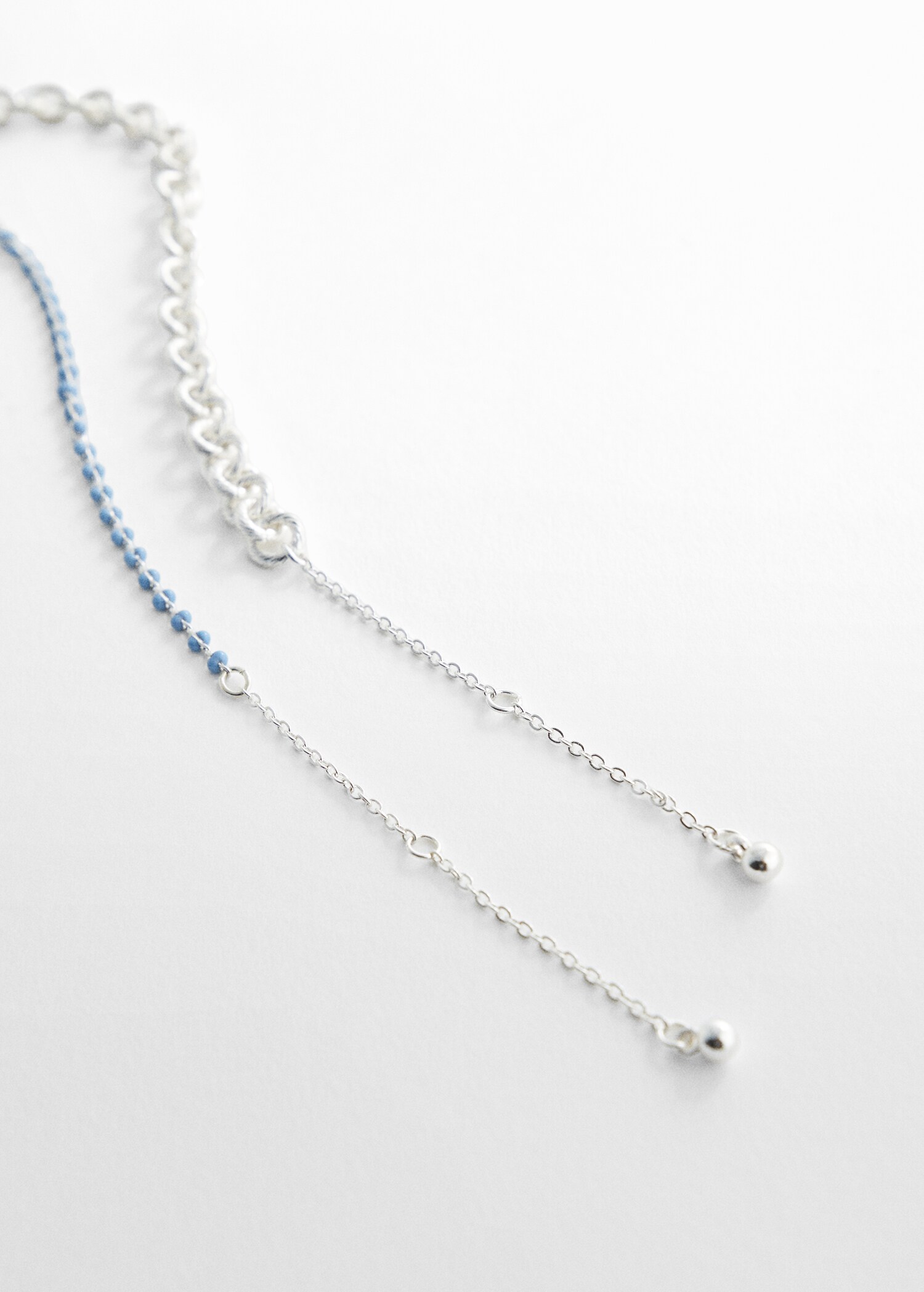 Bead chain necklace - Medium plane