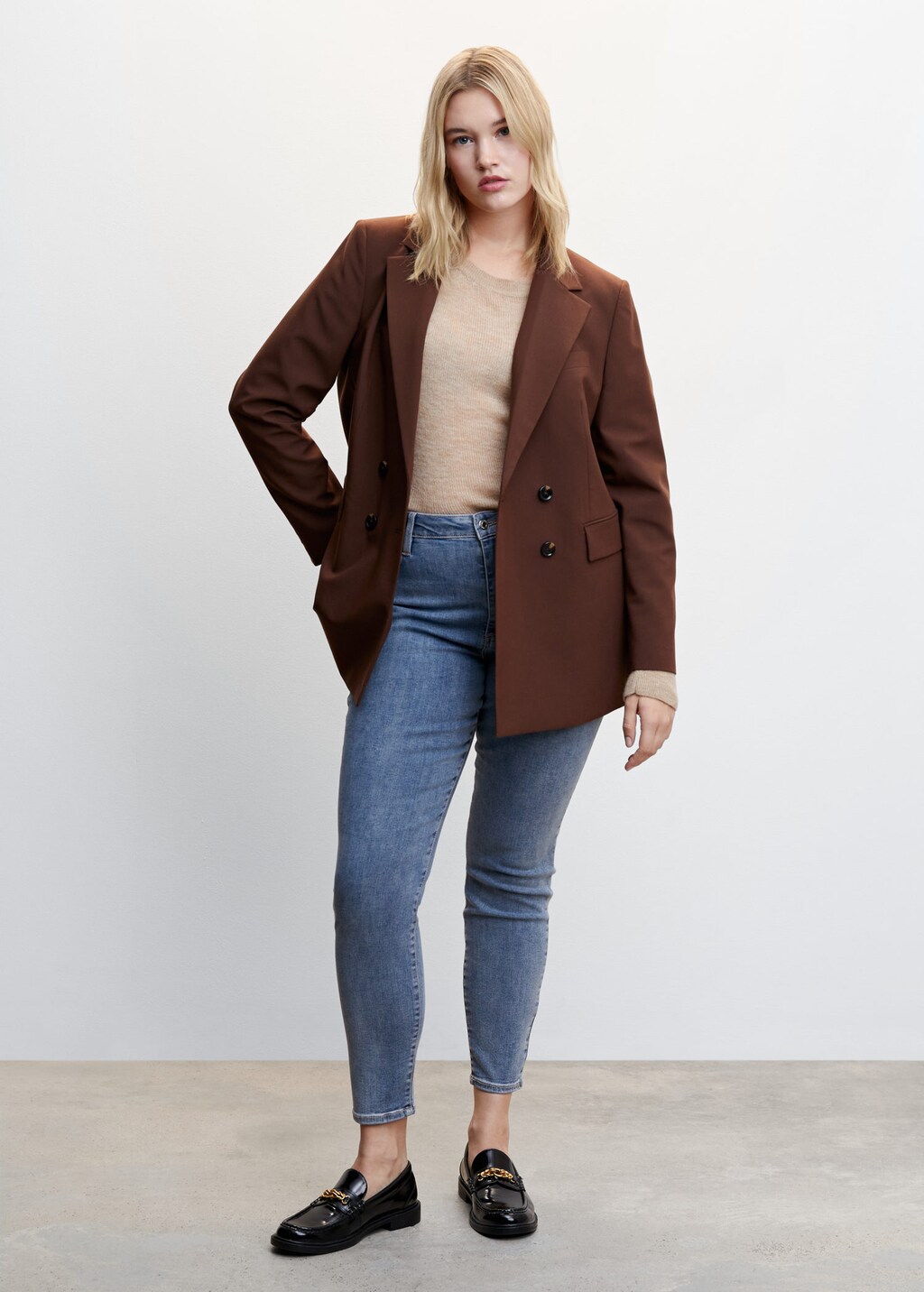 Mango choco shop jeans