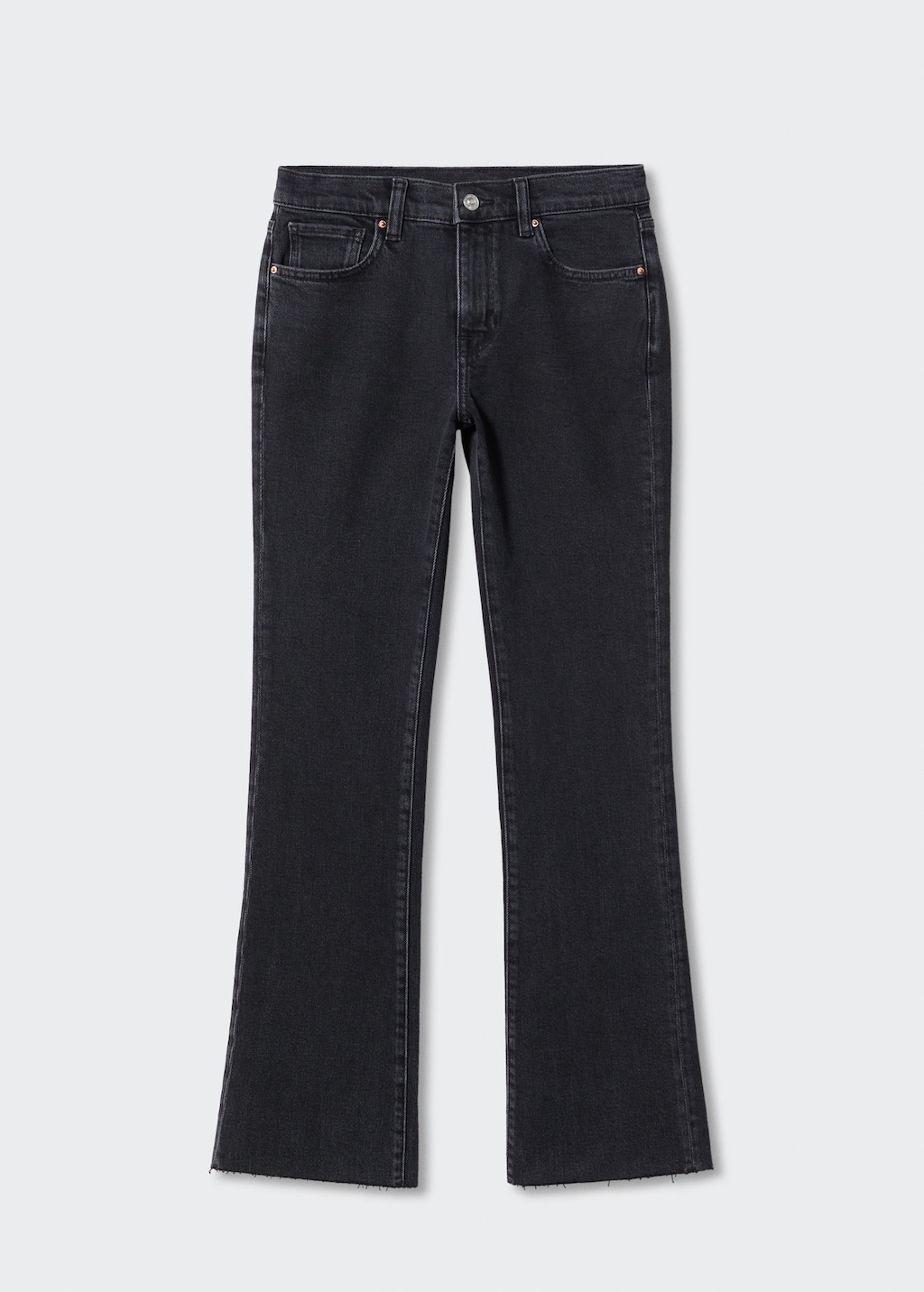 Low-rise flared jeans | MANGO