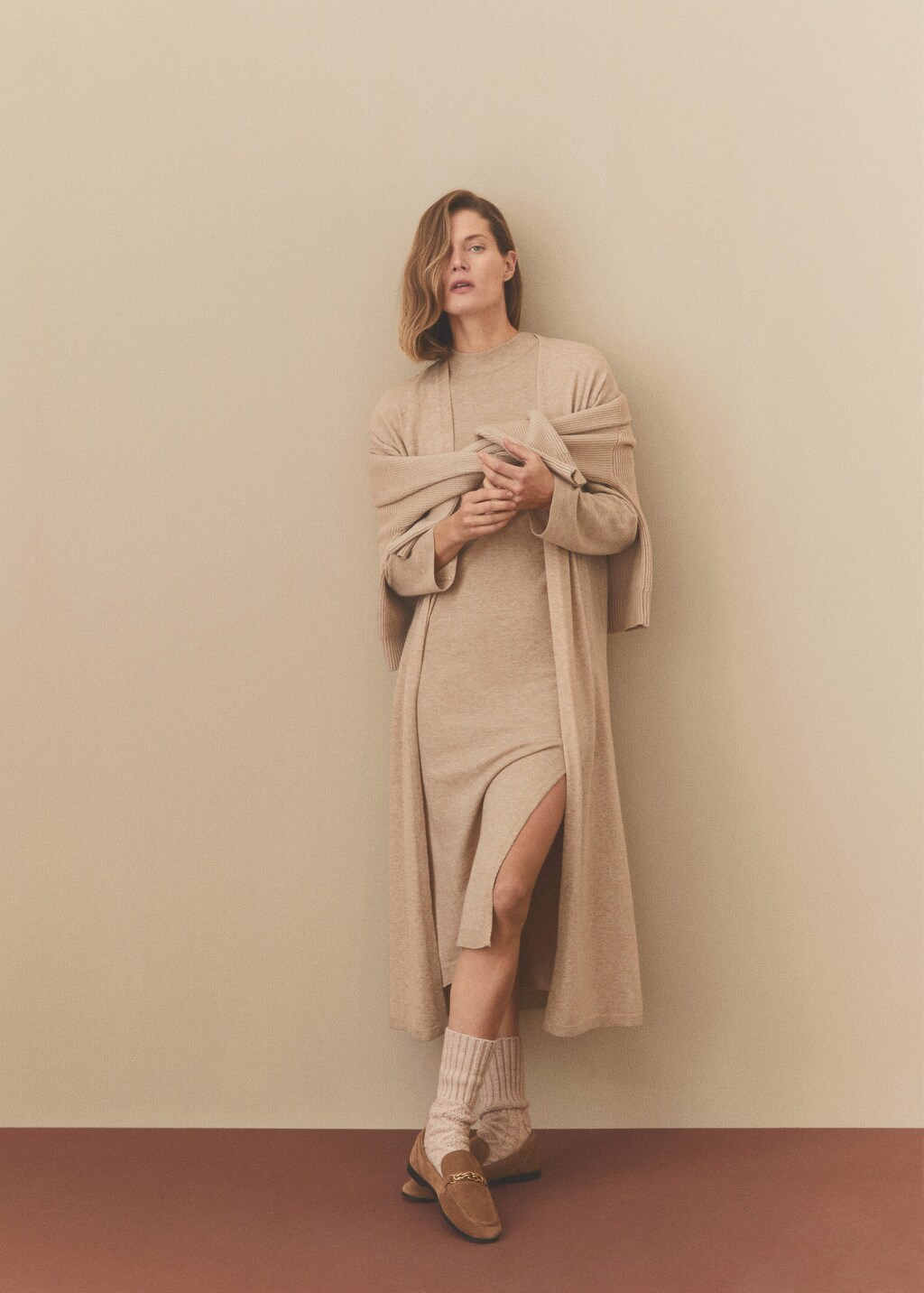 Mango cardigan long cheap