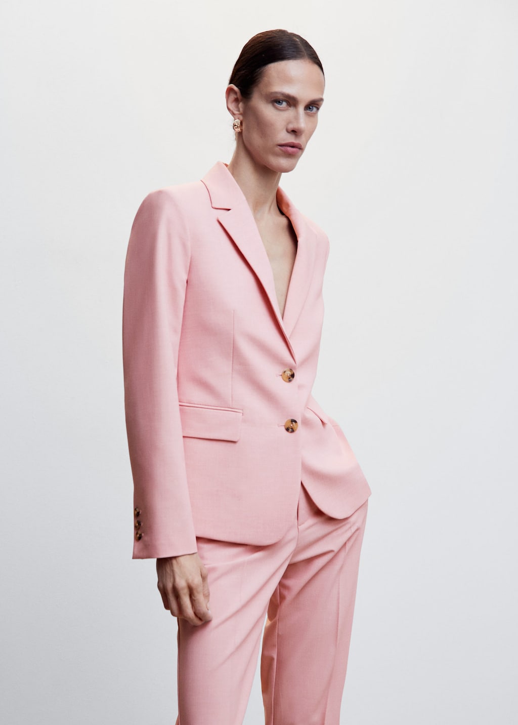 Mango 2025 pink blazer