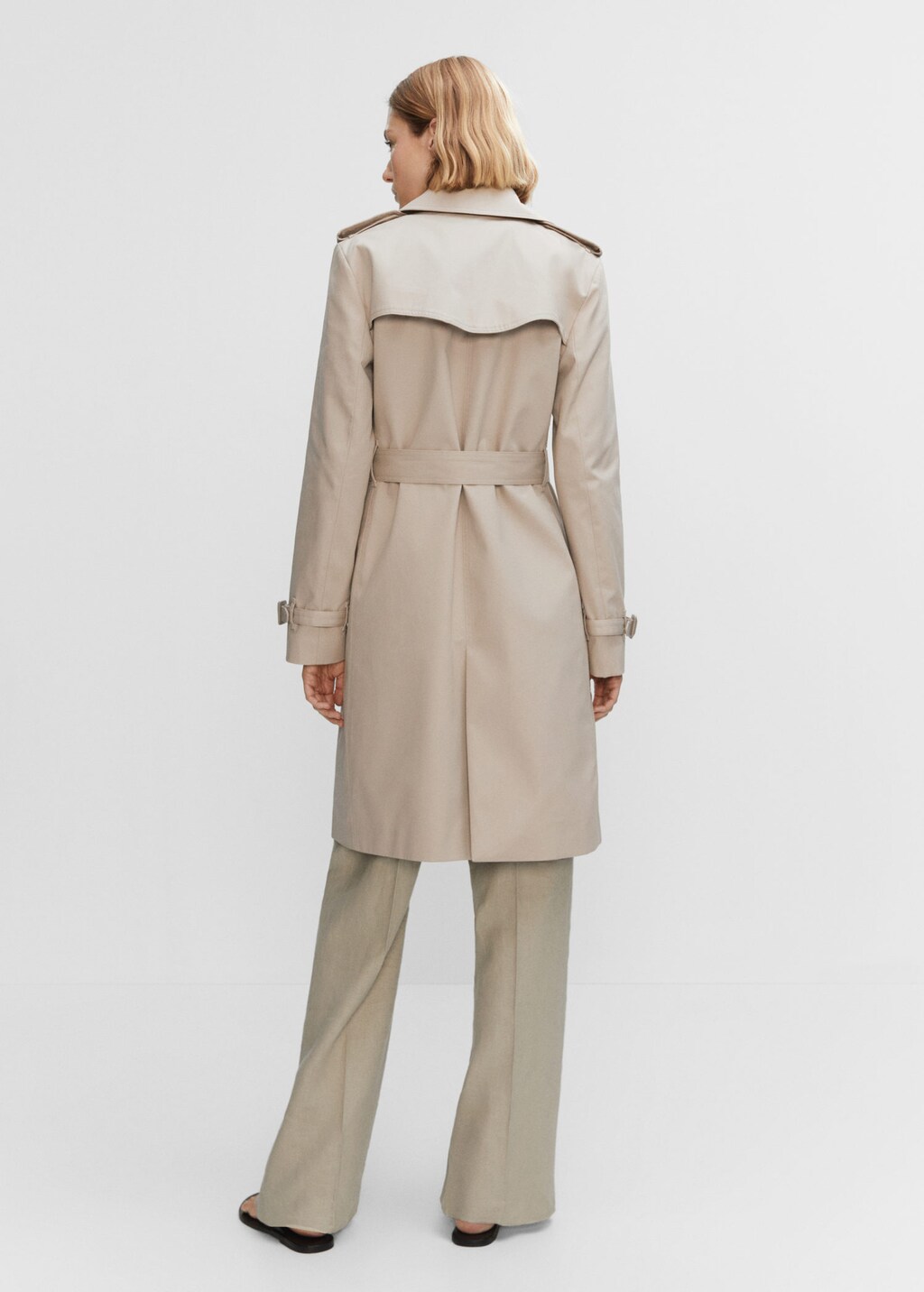 Mango trench best sale coat