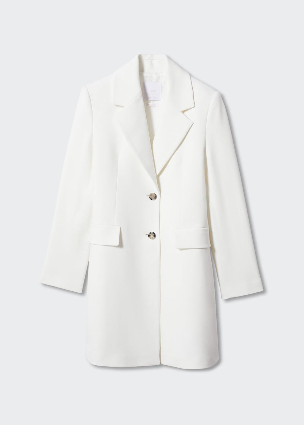 Double breasted shop coat mango