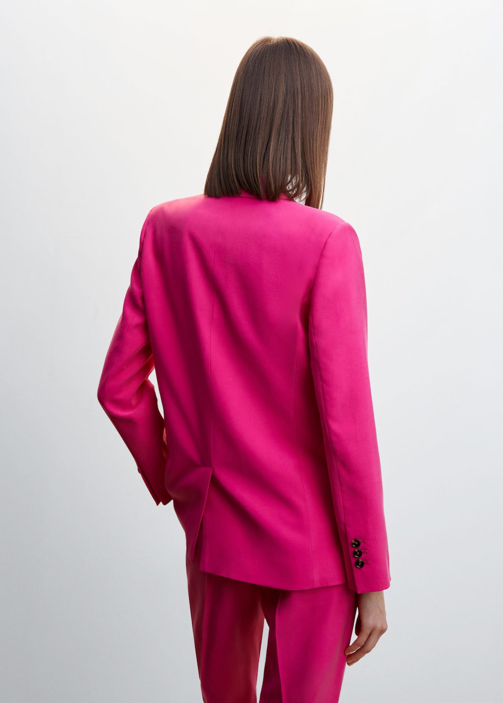 Mango top pink blazer