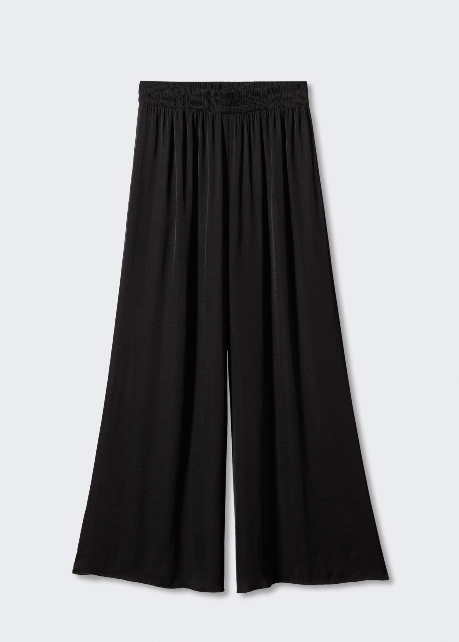 Low-rise palazzo trousers