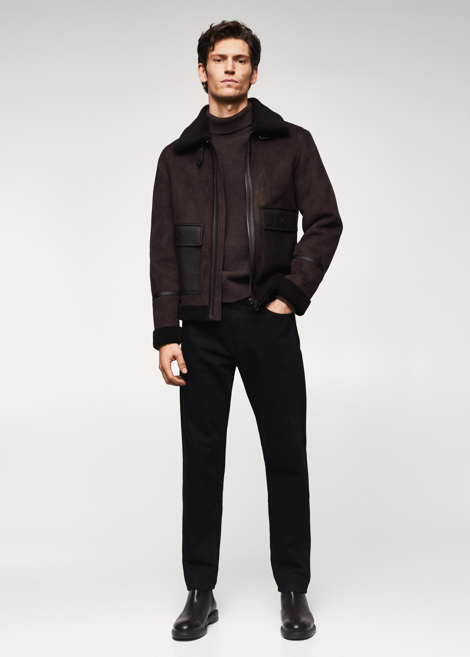 Chaqueta doble faz - Plano general