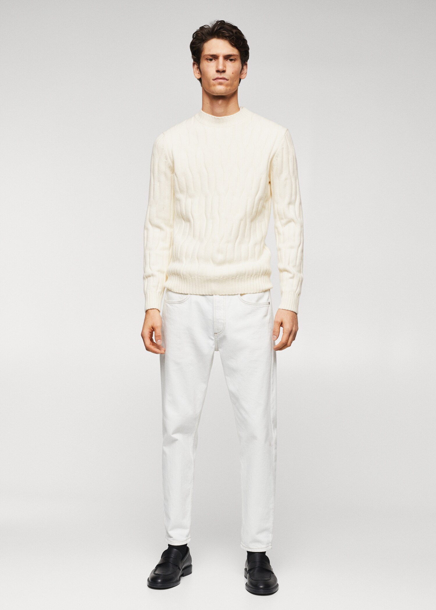 Knitted braided sweater - Tampilan Umum