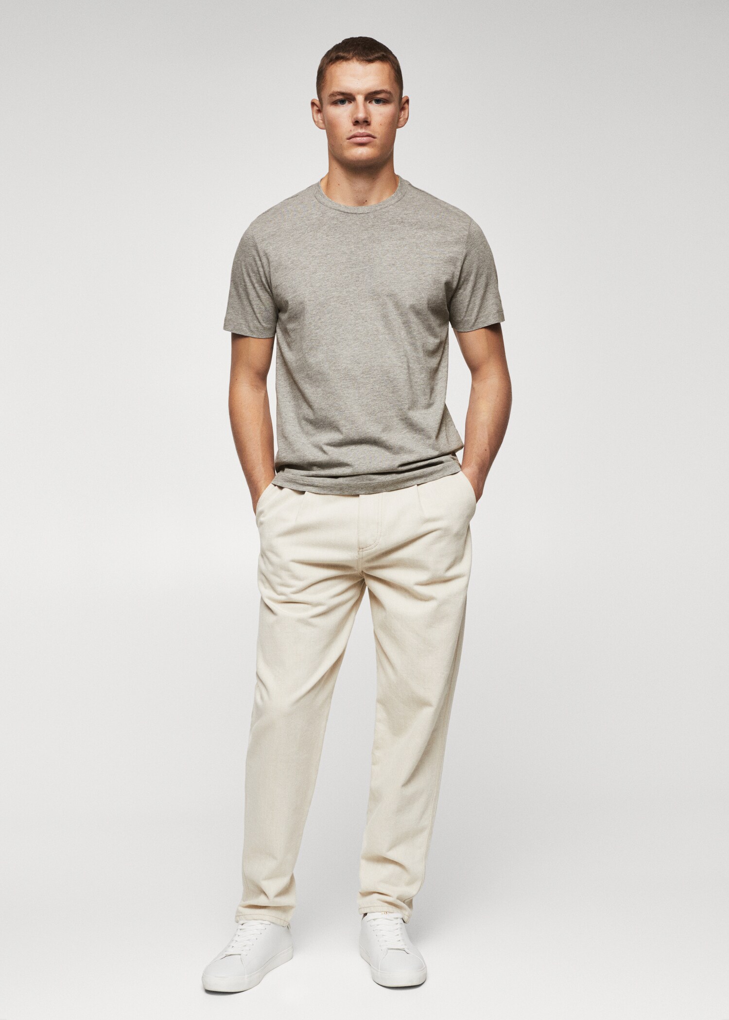 Basic lightweight cotton t-shirt - General plane