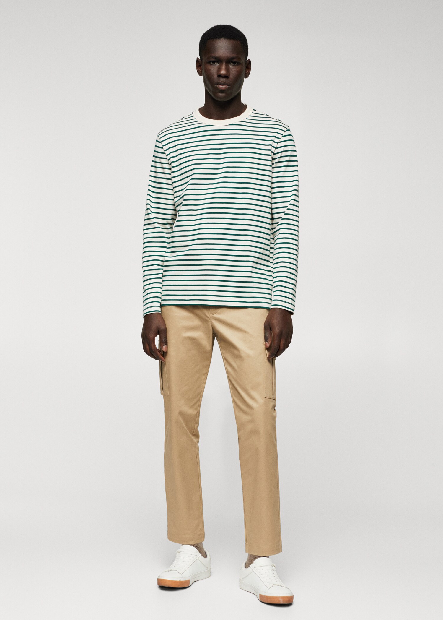 Striped long sleeves t-shirt - General plane
