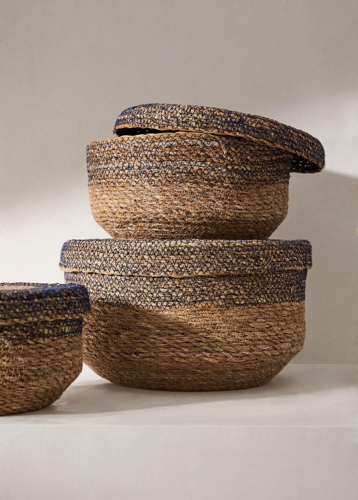 Cesta almacenaje tapa 25x15cm - Plano general
