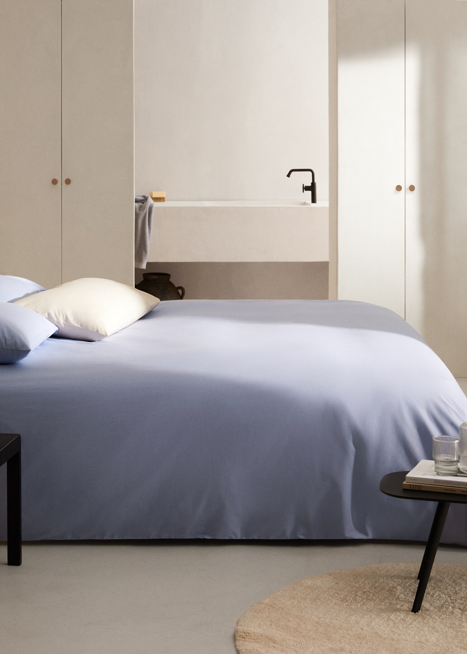 180-thread cotton duvet cover for king bed - General plane
