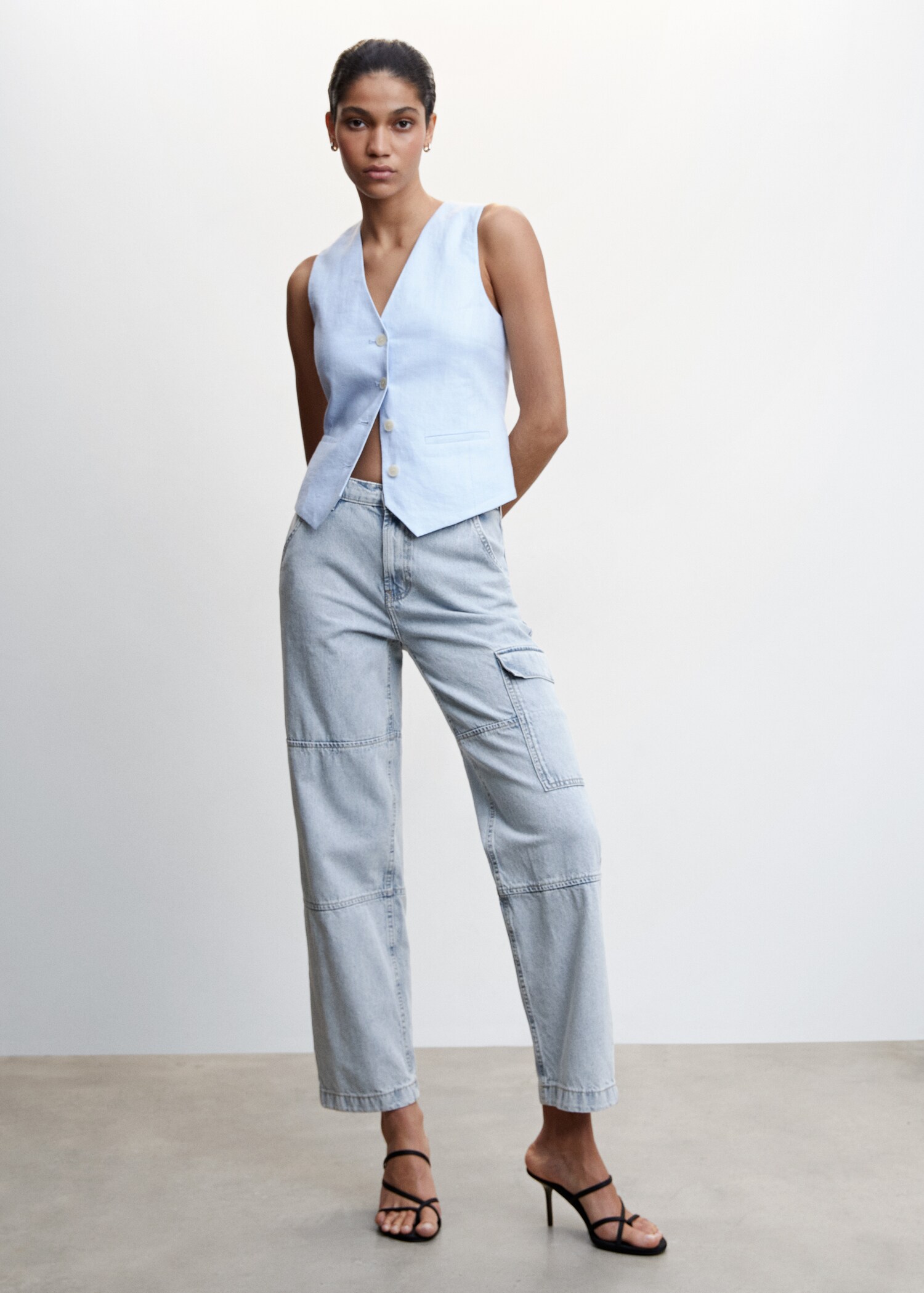 Jeans cargo bolsillos - Plano general