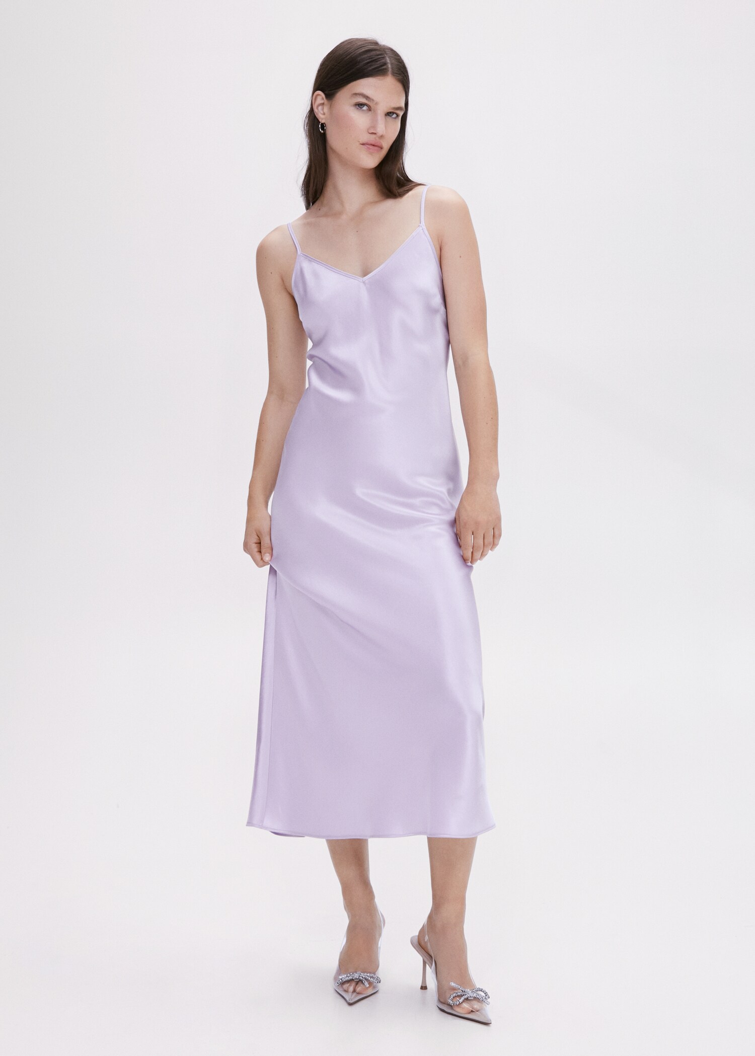 Satin camisole dress - General plane