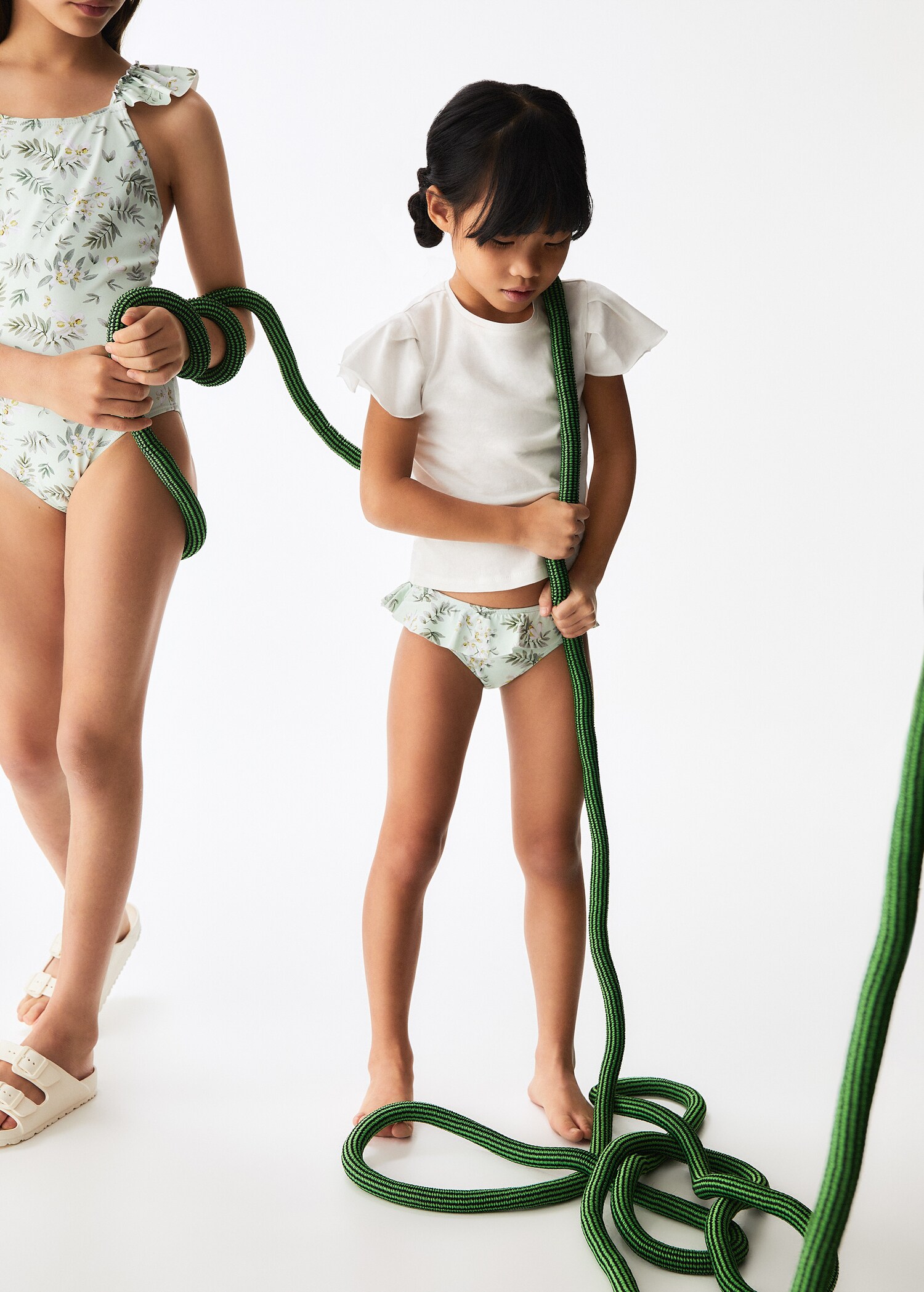 Braguita bikini estampada - Plano general