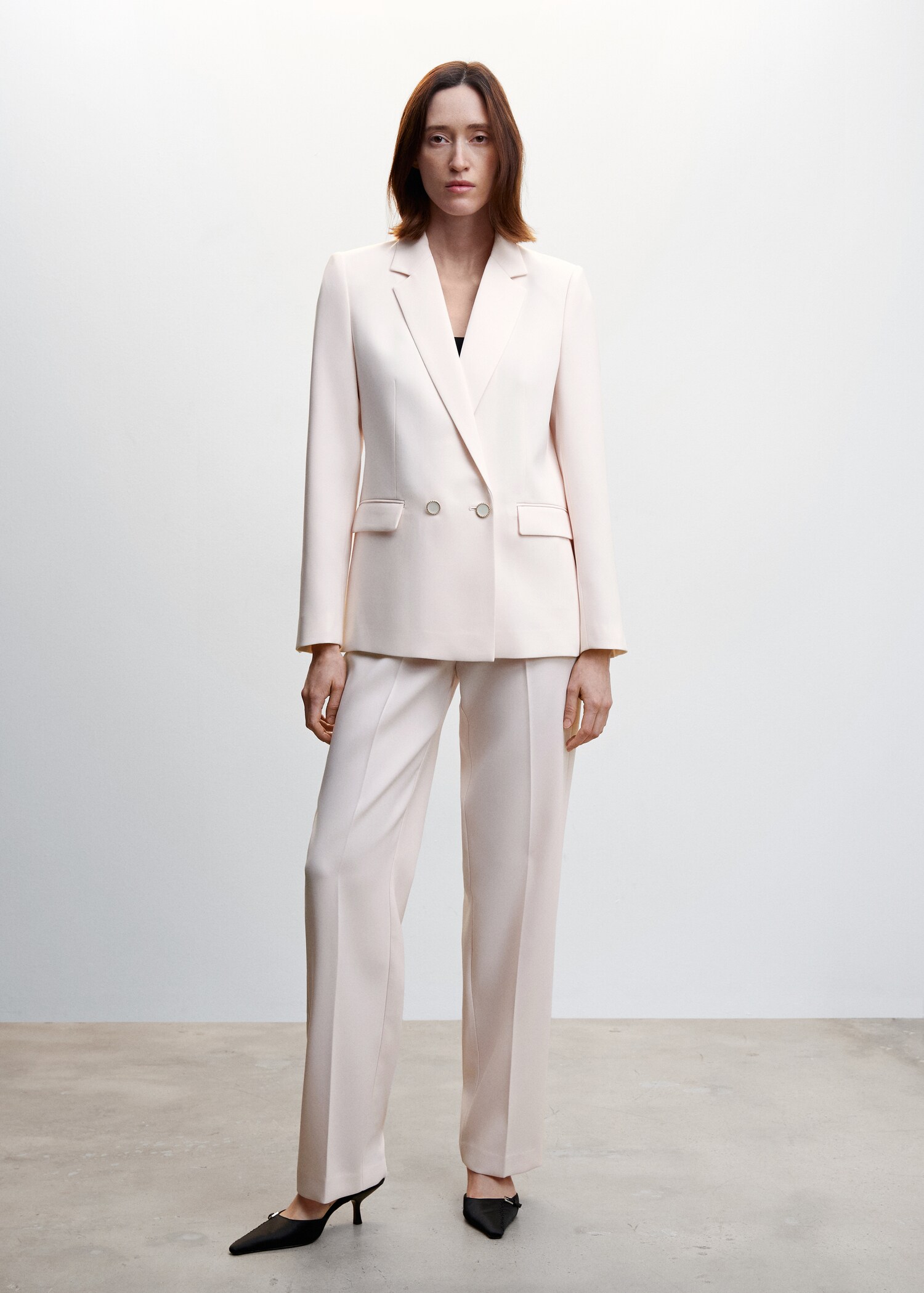 Elastic waist suit trousers - General plane
