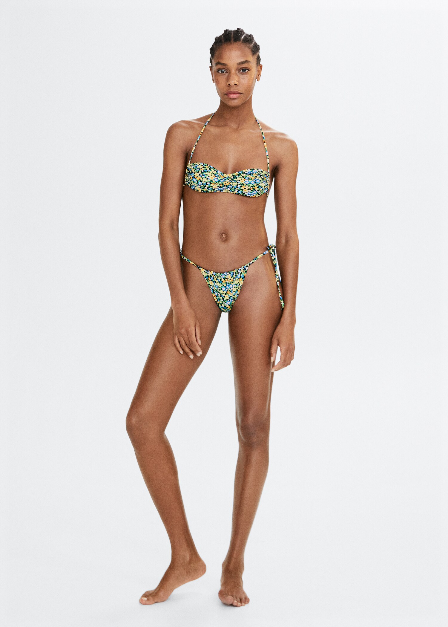 Floral bikini bottom - Tampilan Umum