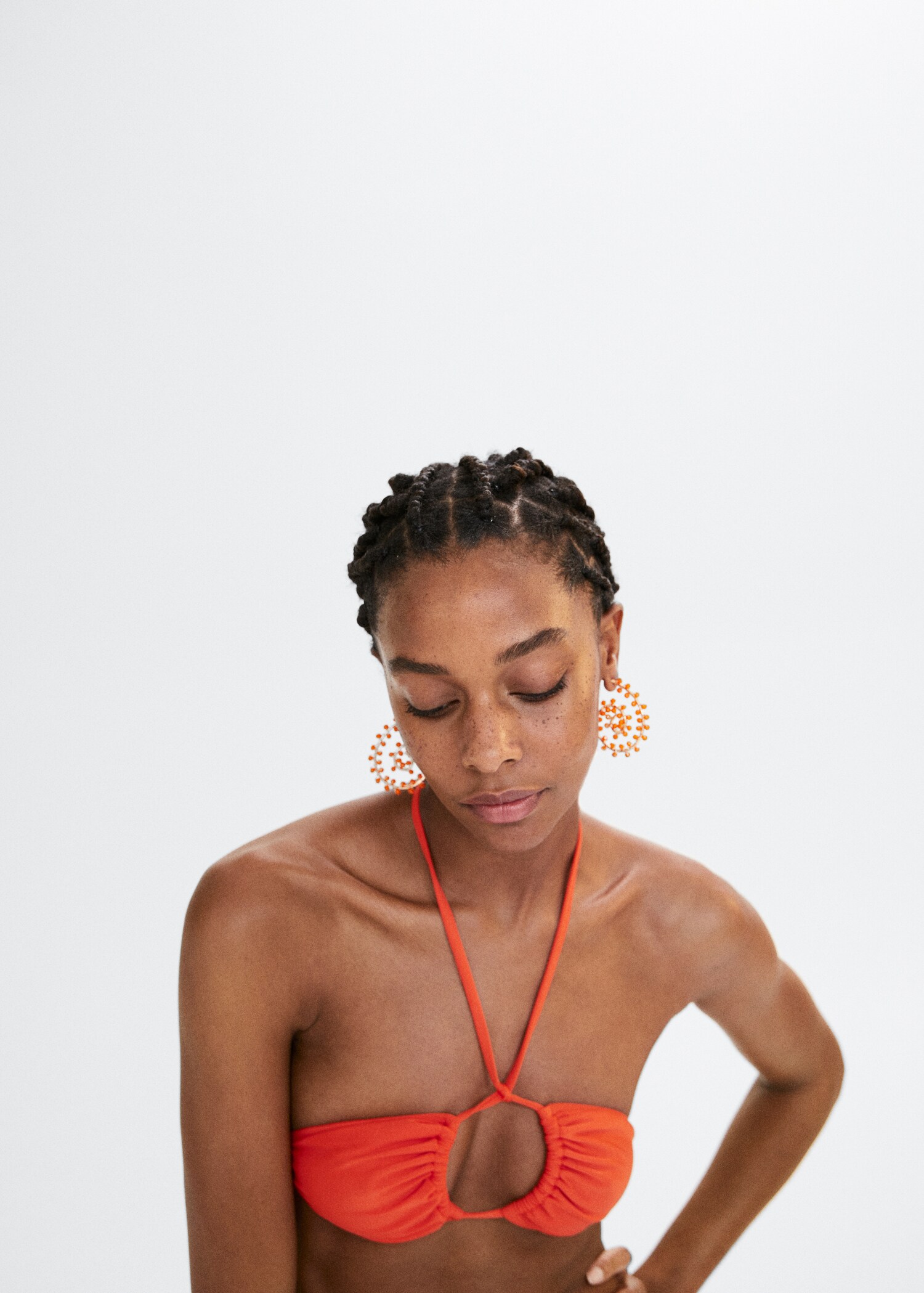 Spiral hoop earrings - رؤية عامة