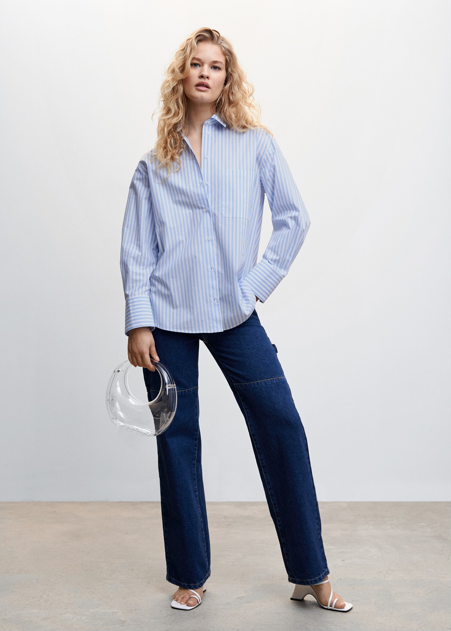 Oversize striped shirt - General plane