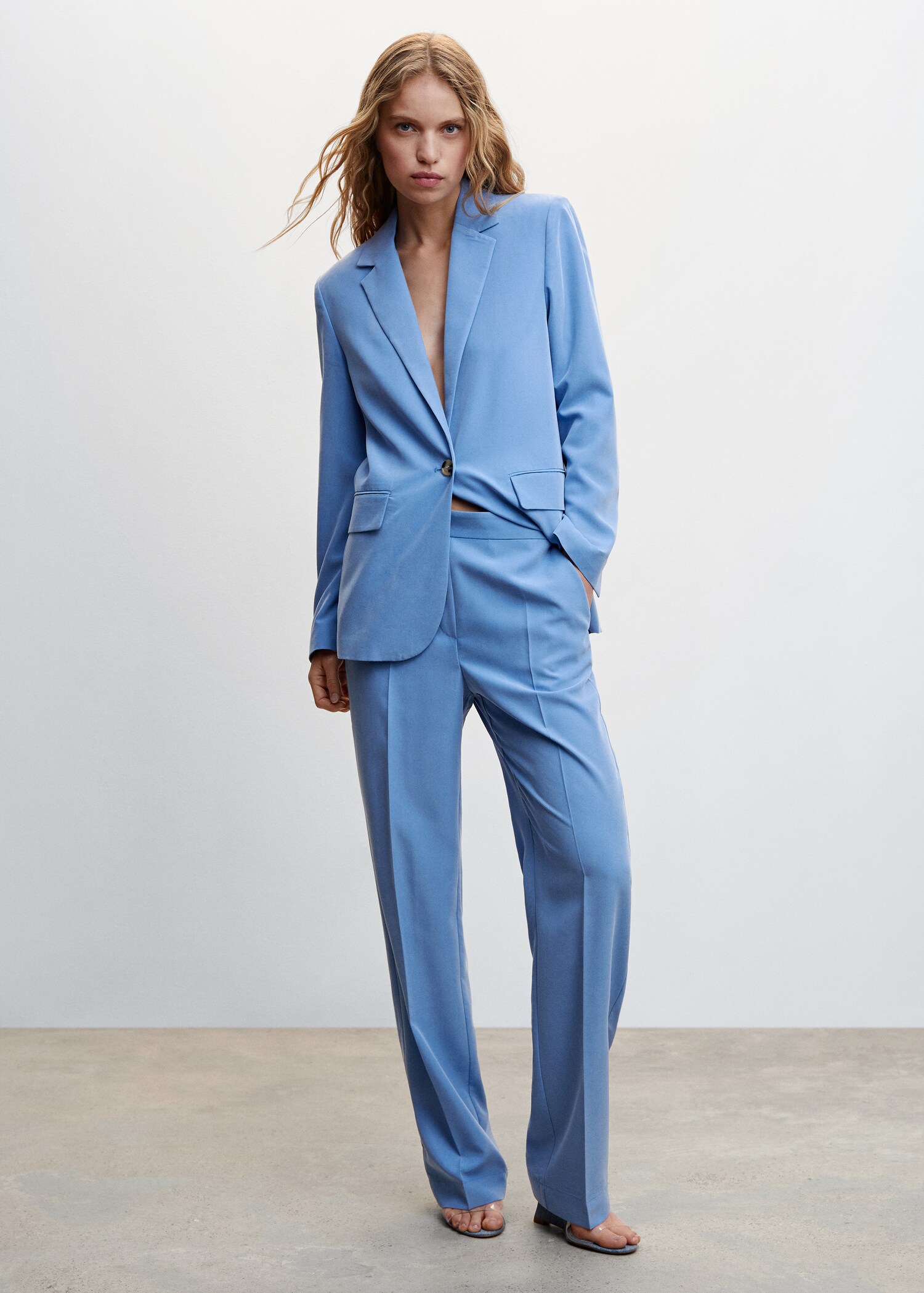 Pantalón traje modal - Plano general